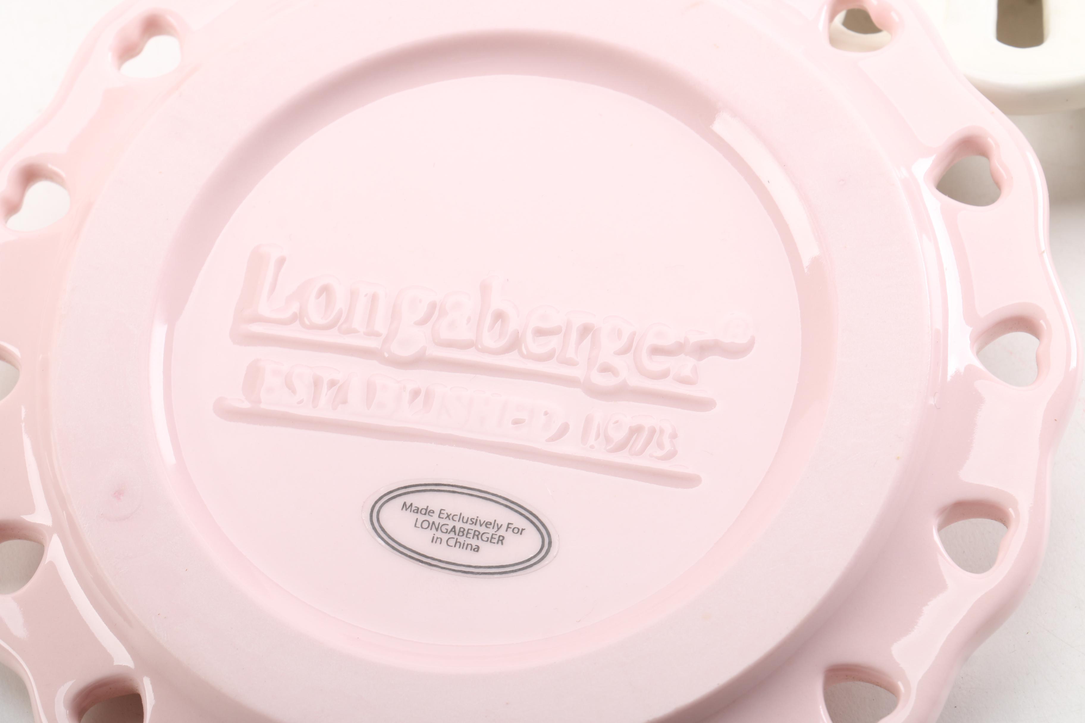 Group of Longaberger Baskets and Ceramics