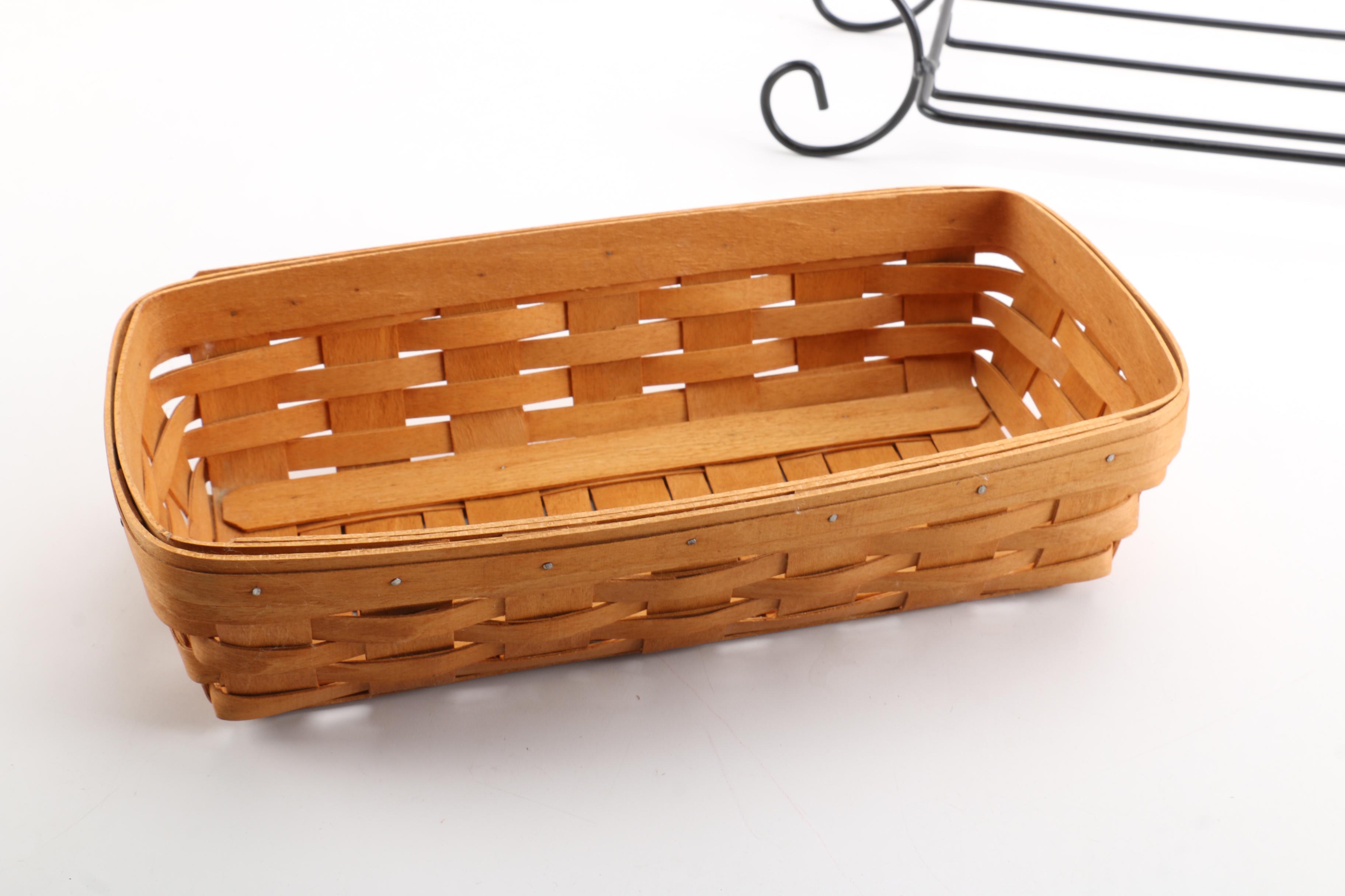 Group of Longaberger Baskets and Ceramics