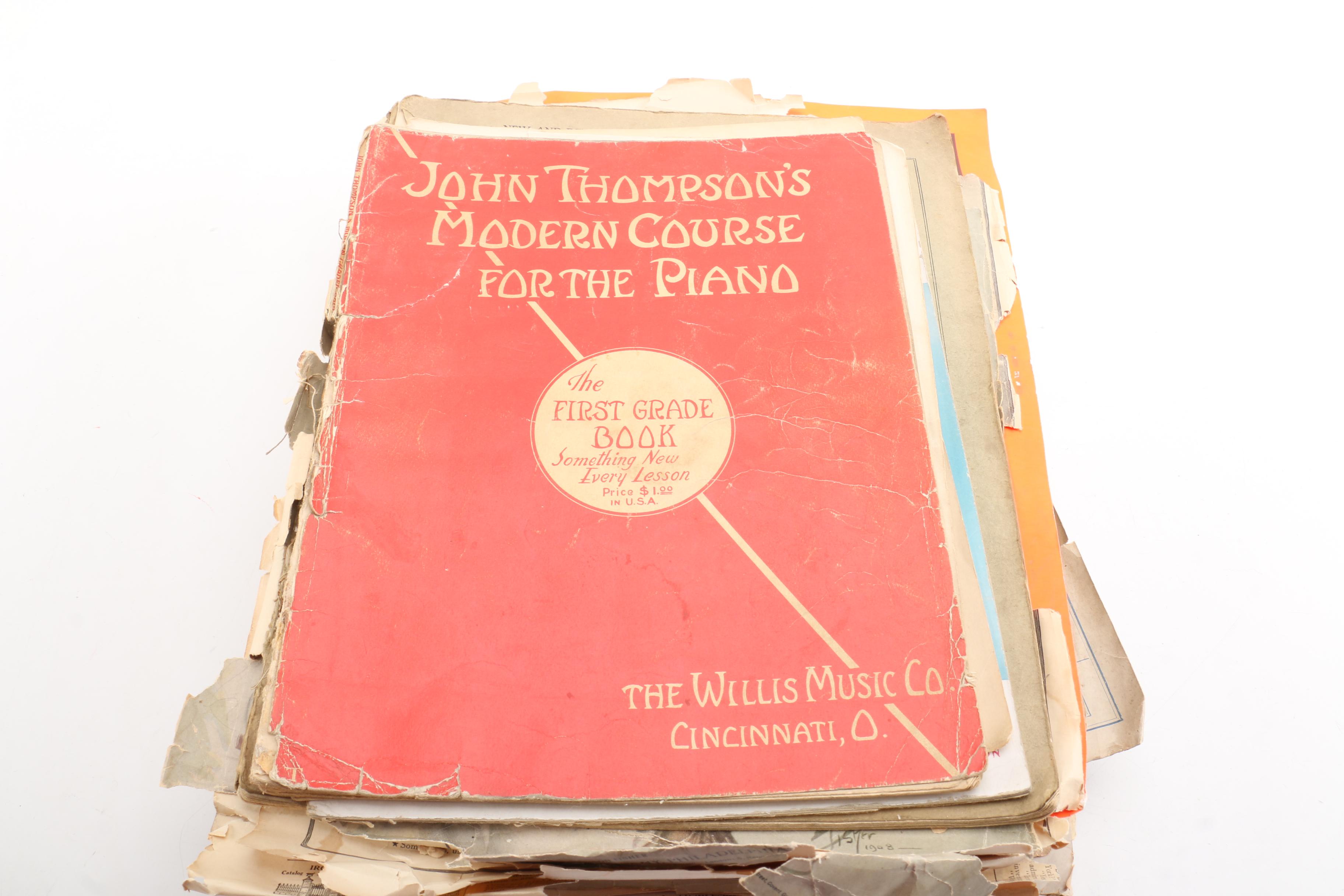 Vintage Sheet Music Booklets