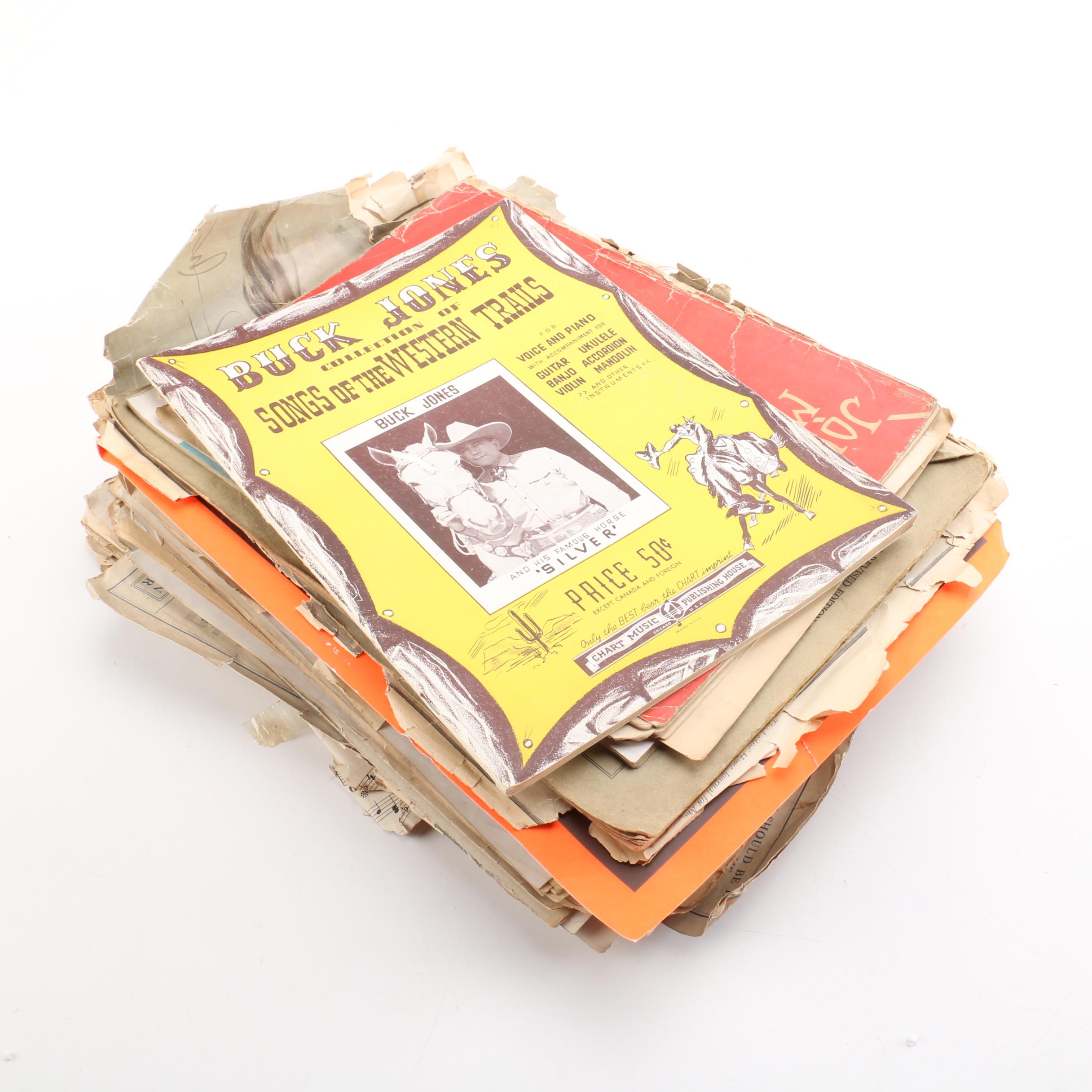 Vintage Sheet Music Booklets