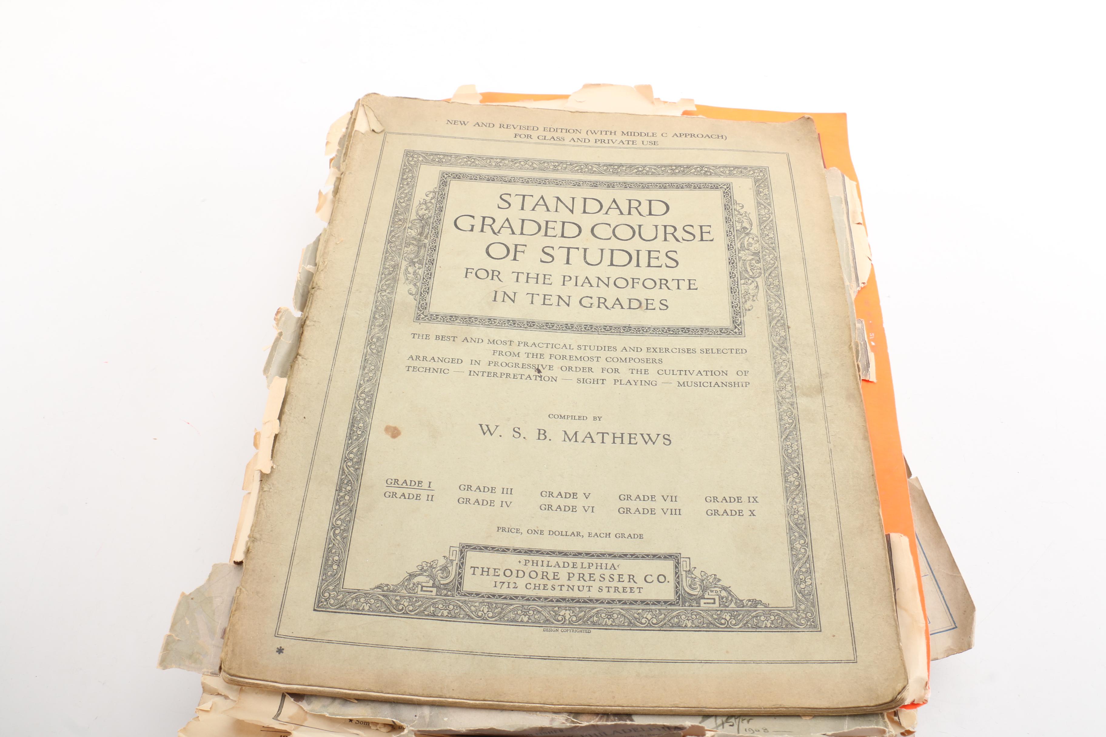 Vintage Sheet Music Booklets