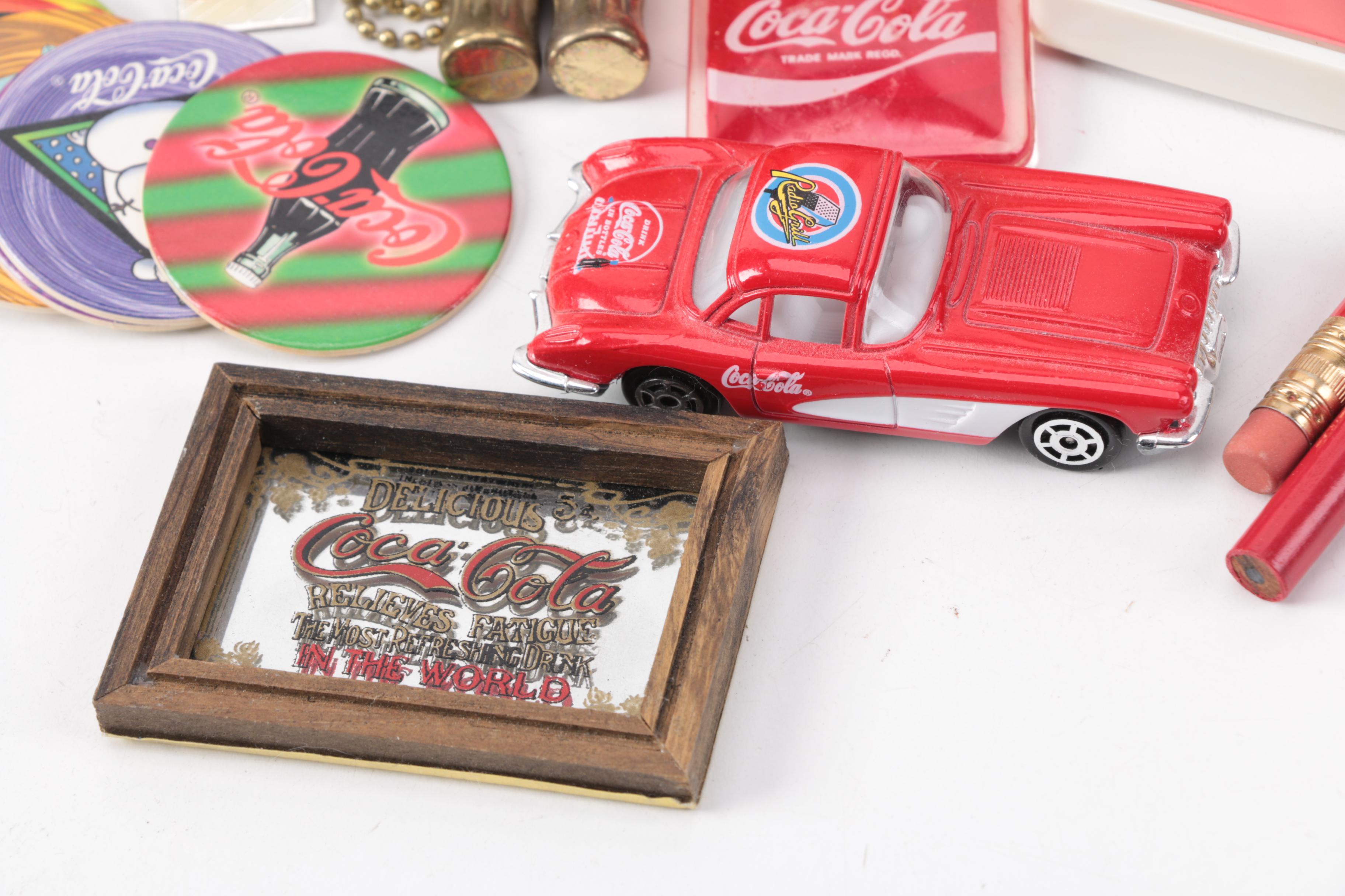 Coca-Cola Memorabilia, Including Table Lamp