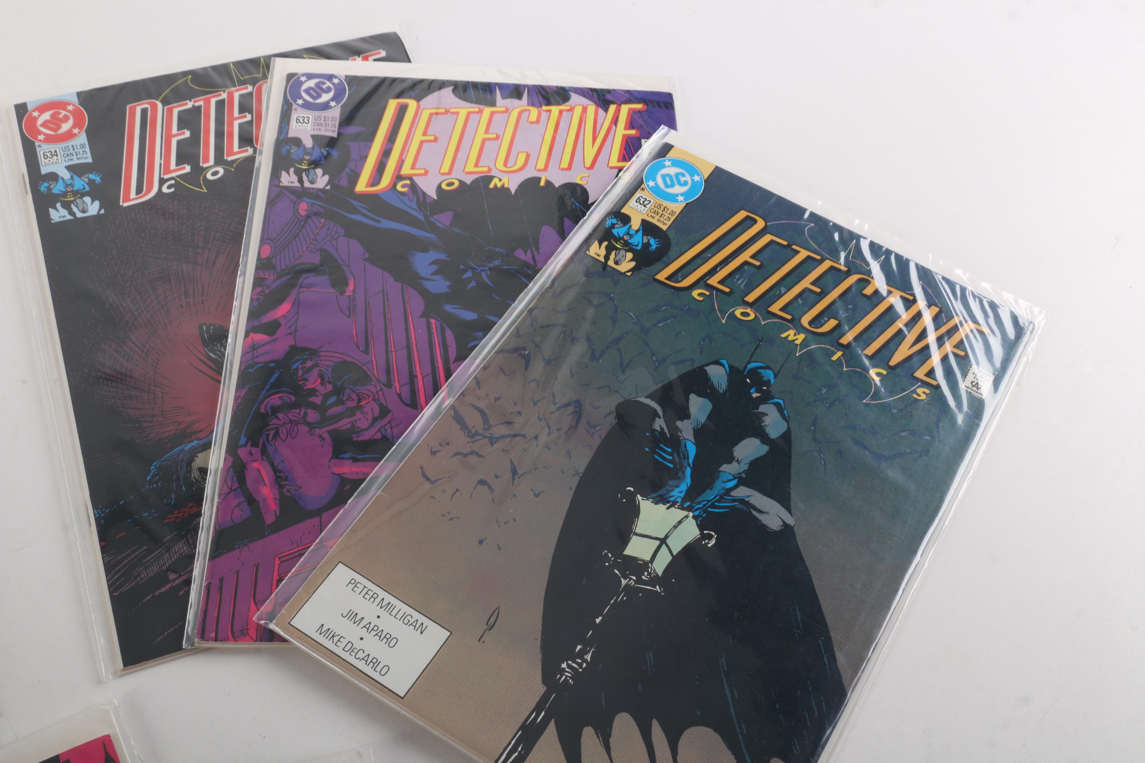 Collection of Modern Age DC "Detective Comics" Comic Books