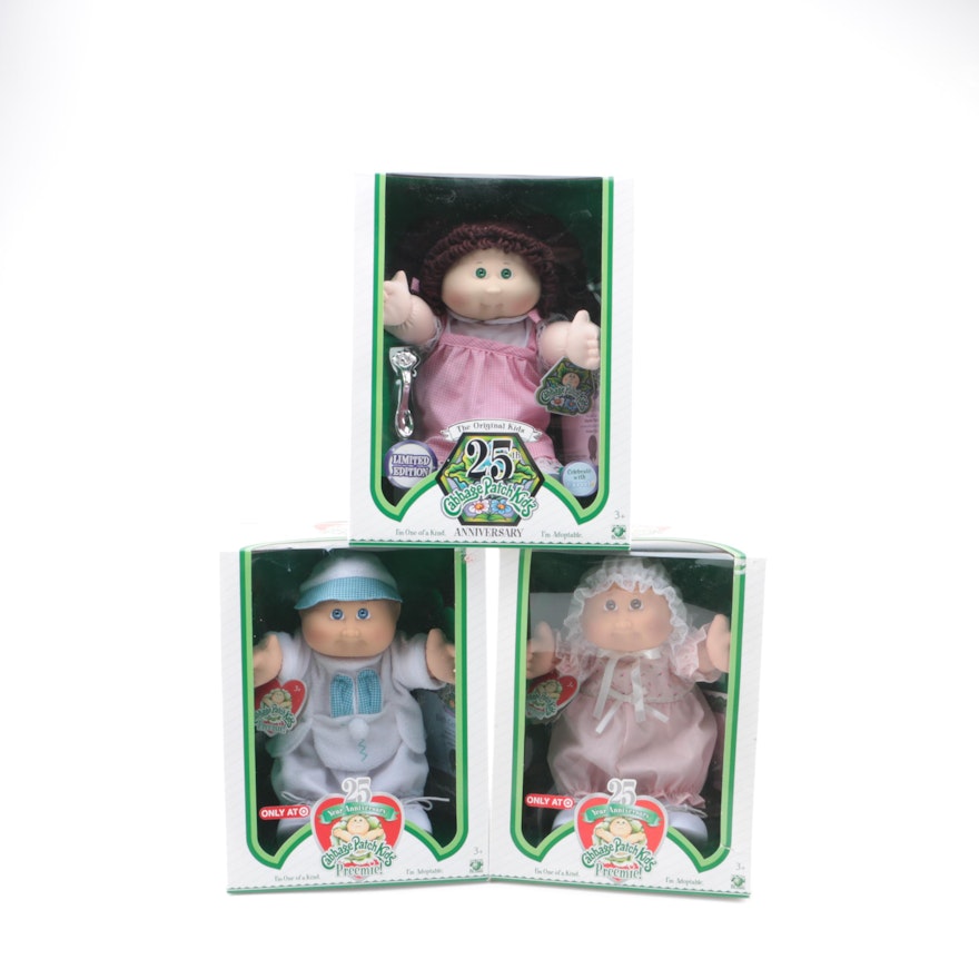 25th Anniversary "Cabbage Patch Kids" Dolls