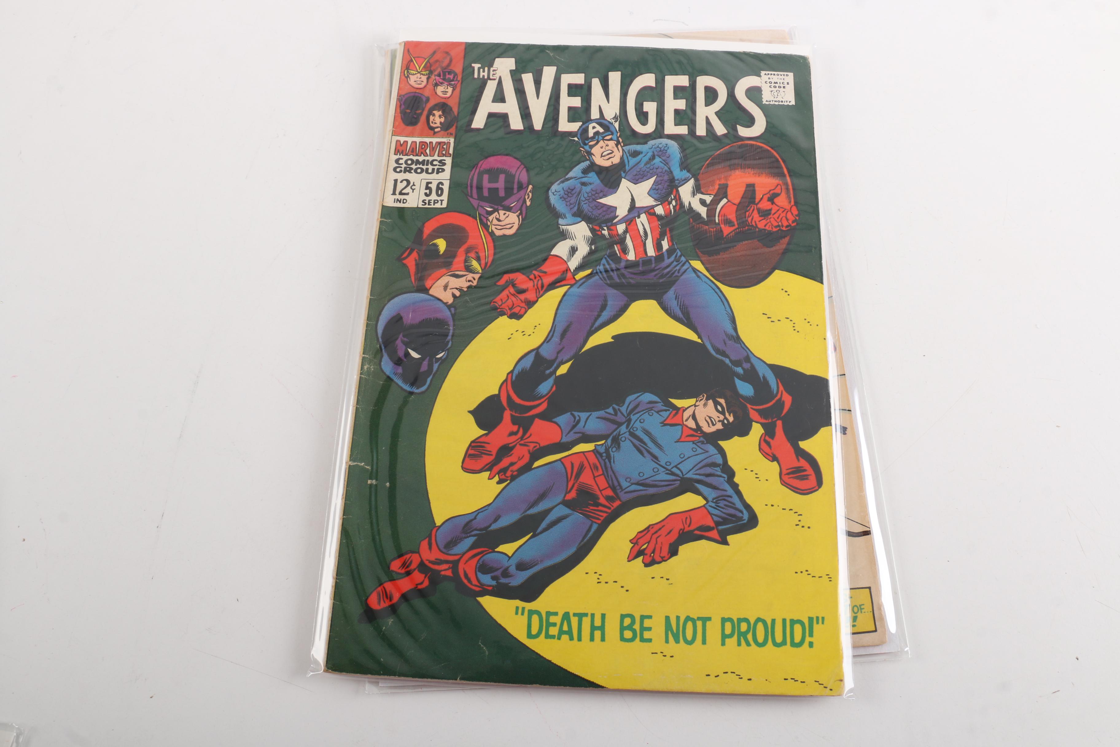 "Avengers" Issue #53-56 and #58 with First Cameo and Full Ultron Appearances