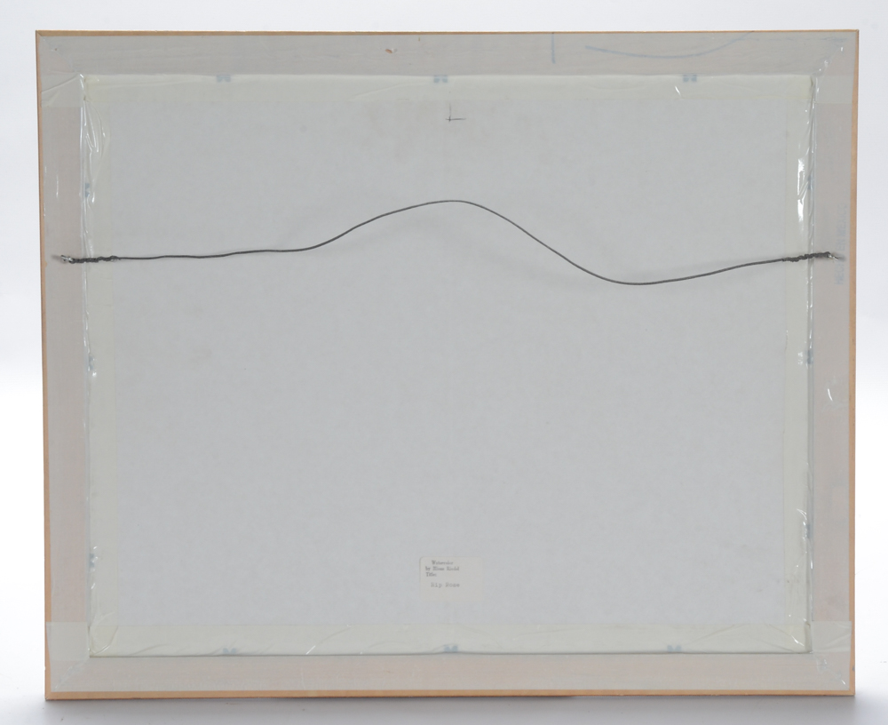 Mieze Riedel Original Watercolor Painting "Hip Rose"