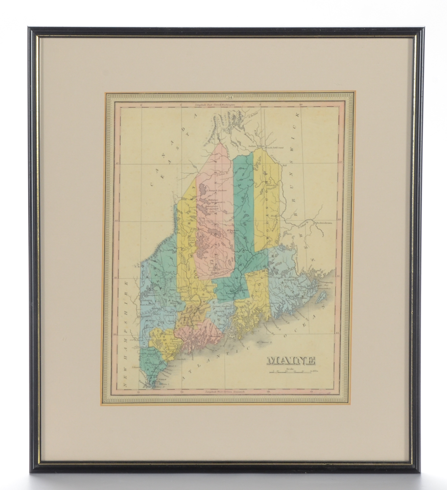 Three Hand-colored Engravings