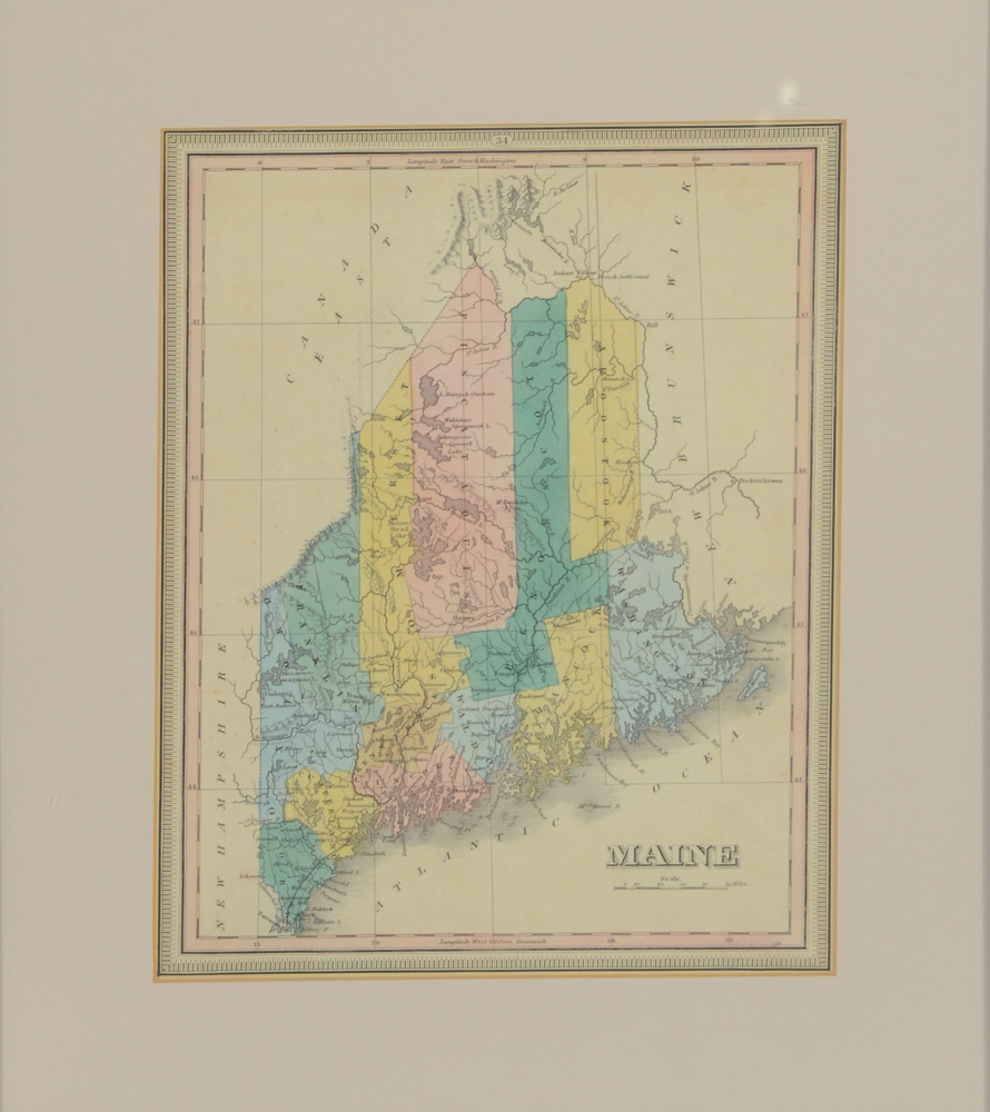 Three Hand-colored Engravings