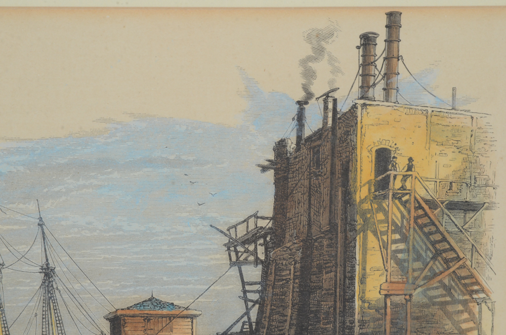 Three Hand-colored Engravings