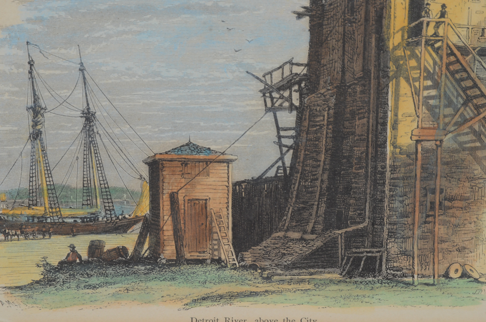 Three Hand-colored Engravings