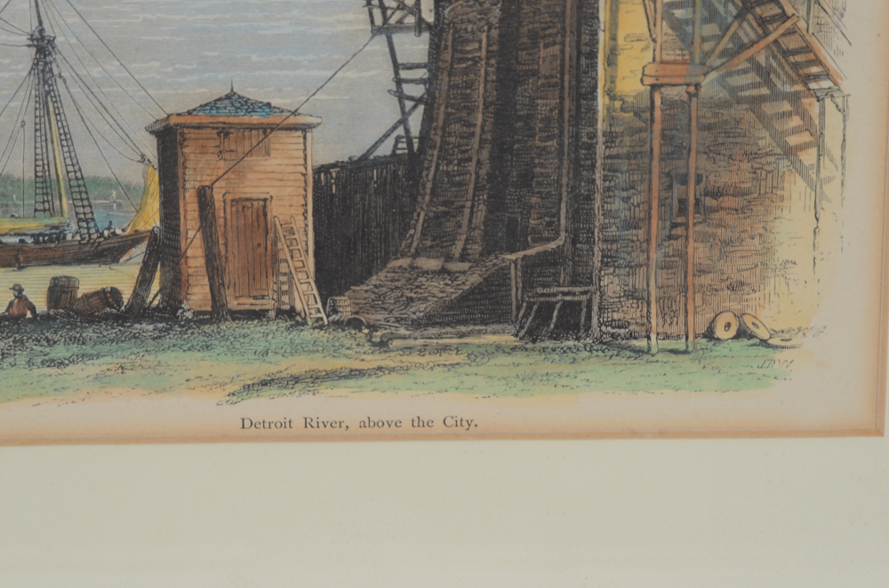 Three Hand-colored Engravings