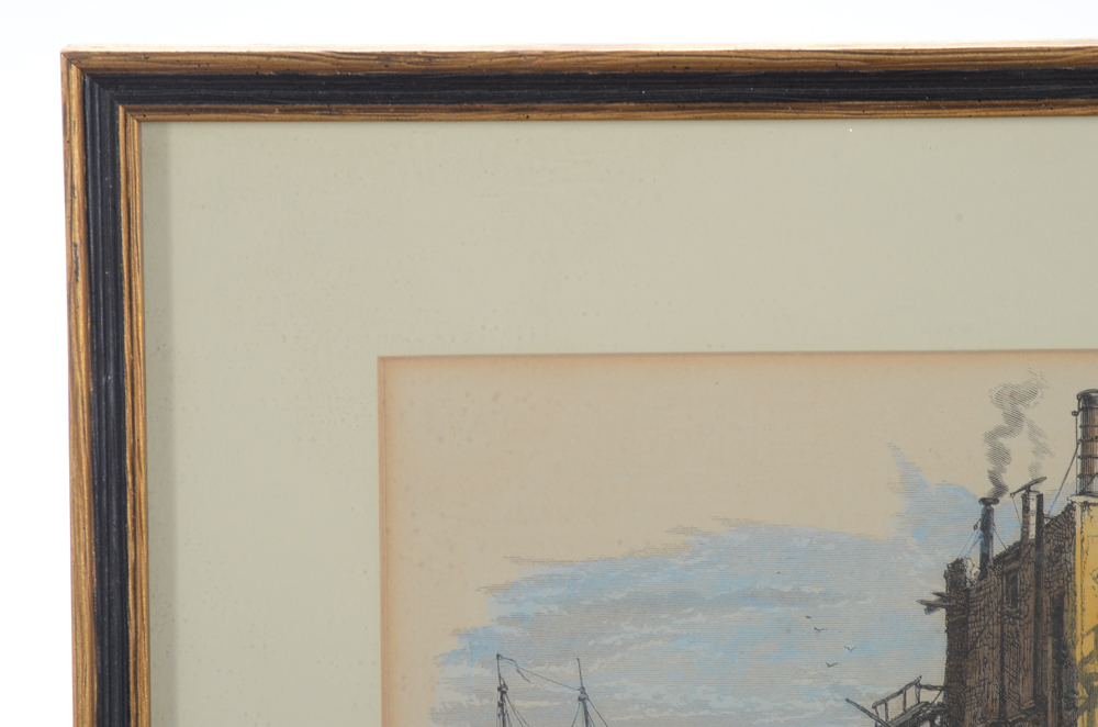 Three Hand-colored Engravings