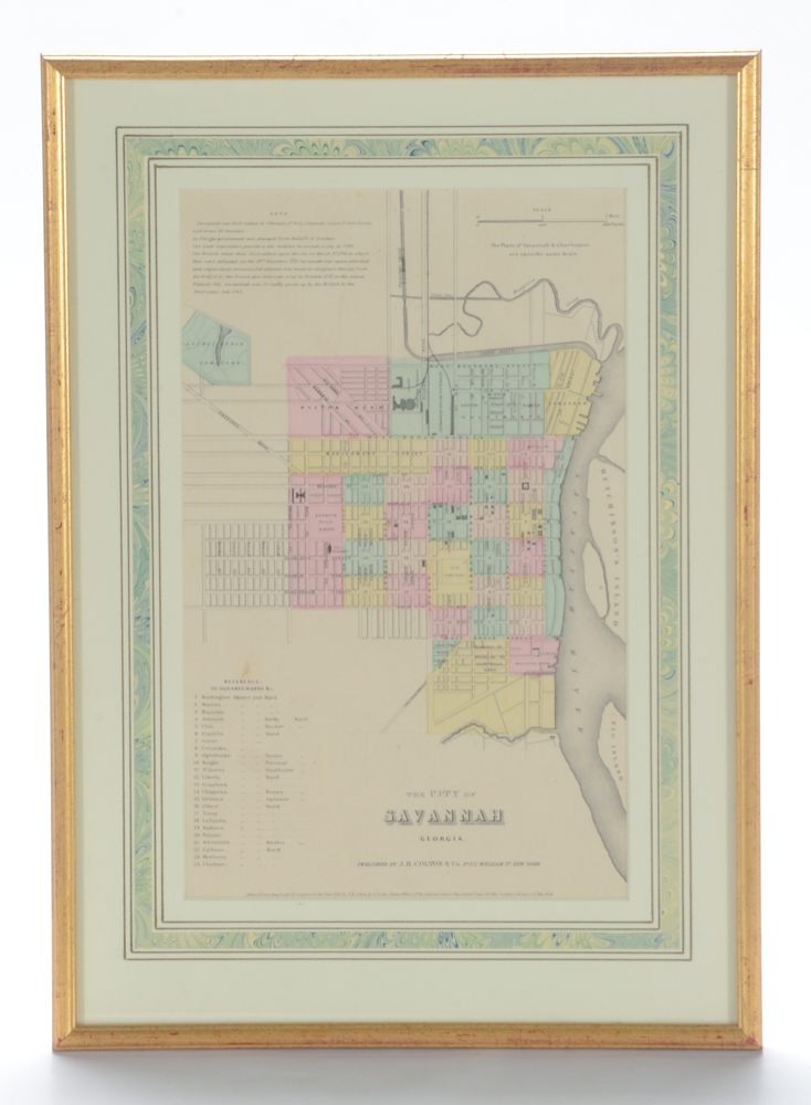 Three Hand-colored Engravings