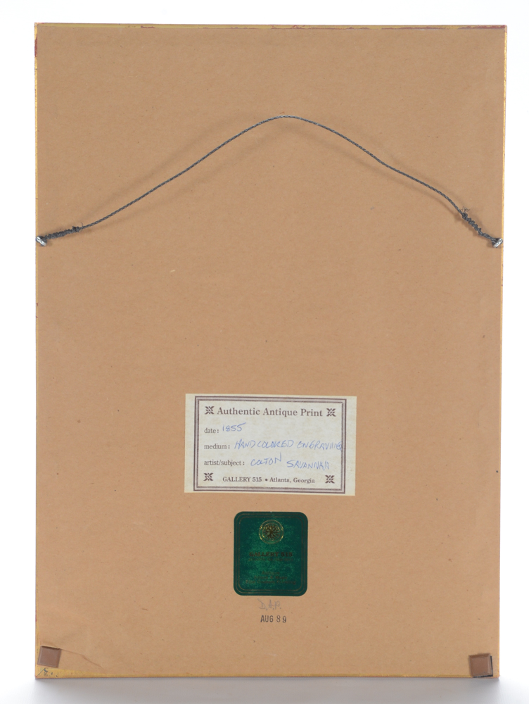 Three Hand-colored Engravings