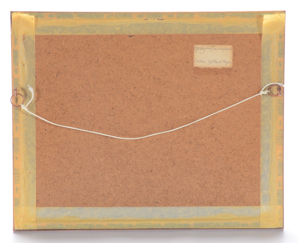 Gwilym Prichard Original Watercolor Landscape Painting on Paper