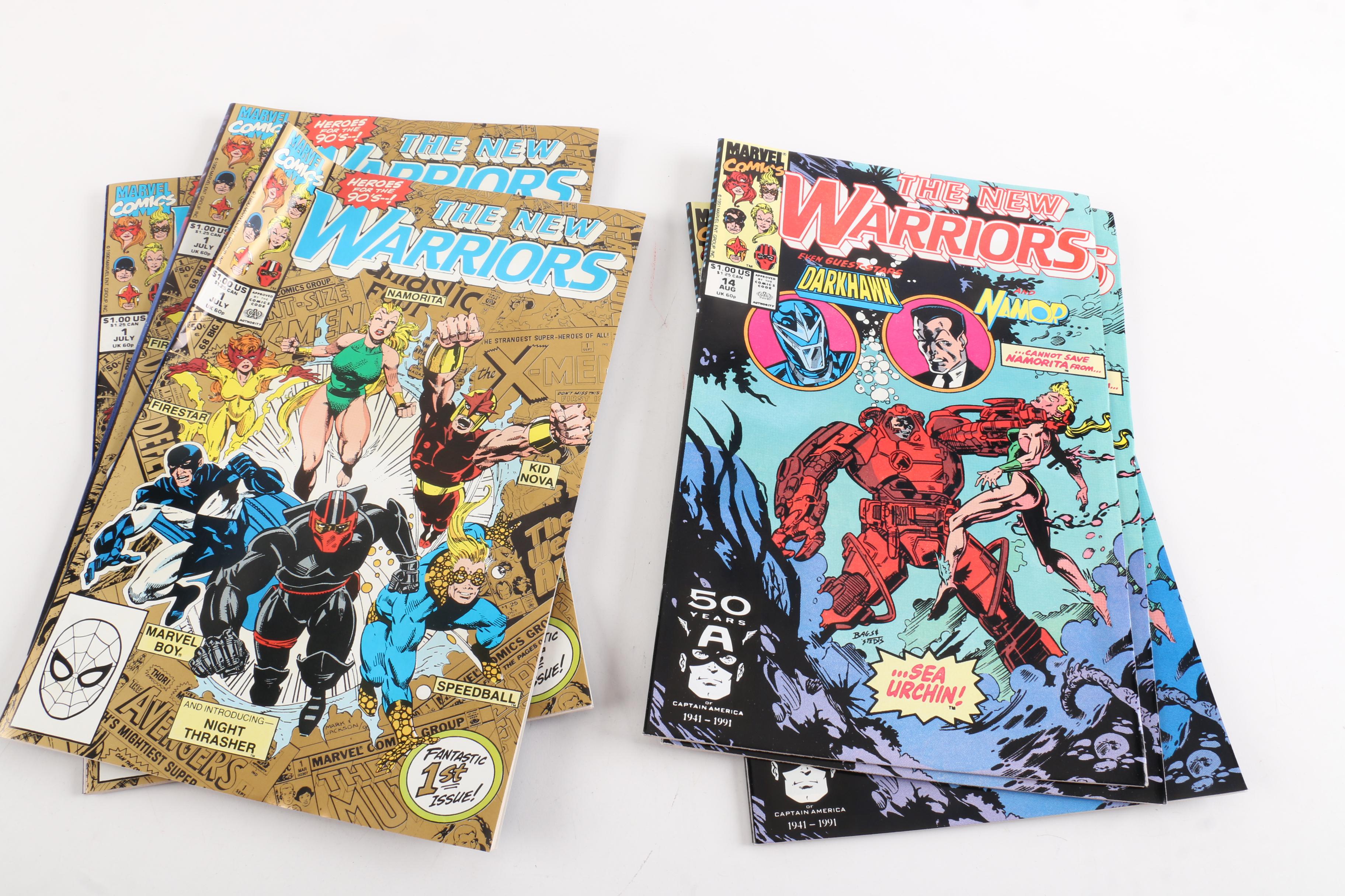 Collection of Modern Age Marvel Comic Books Including "The New Warriors"