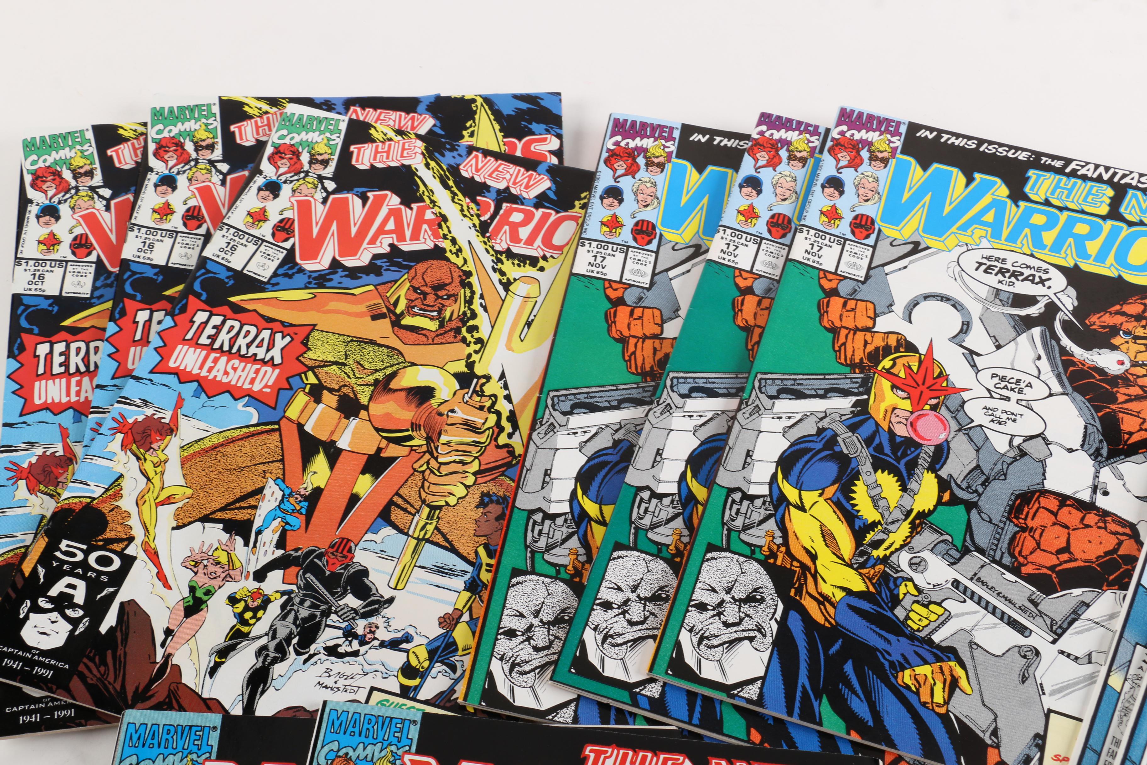 Collection of Modern Age Marvel Comic Books Including "The New Warriors"