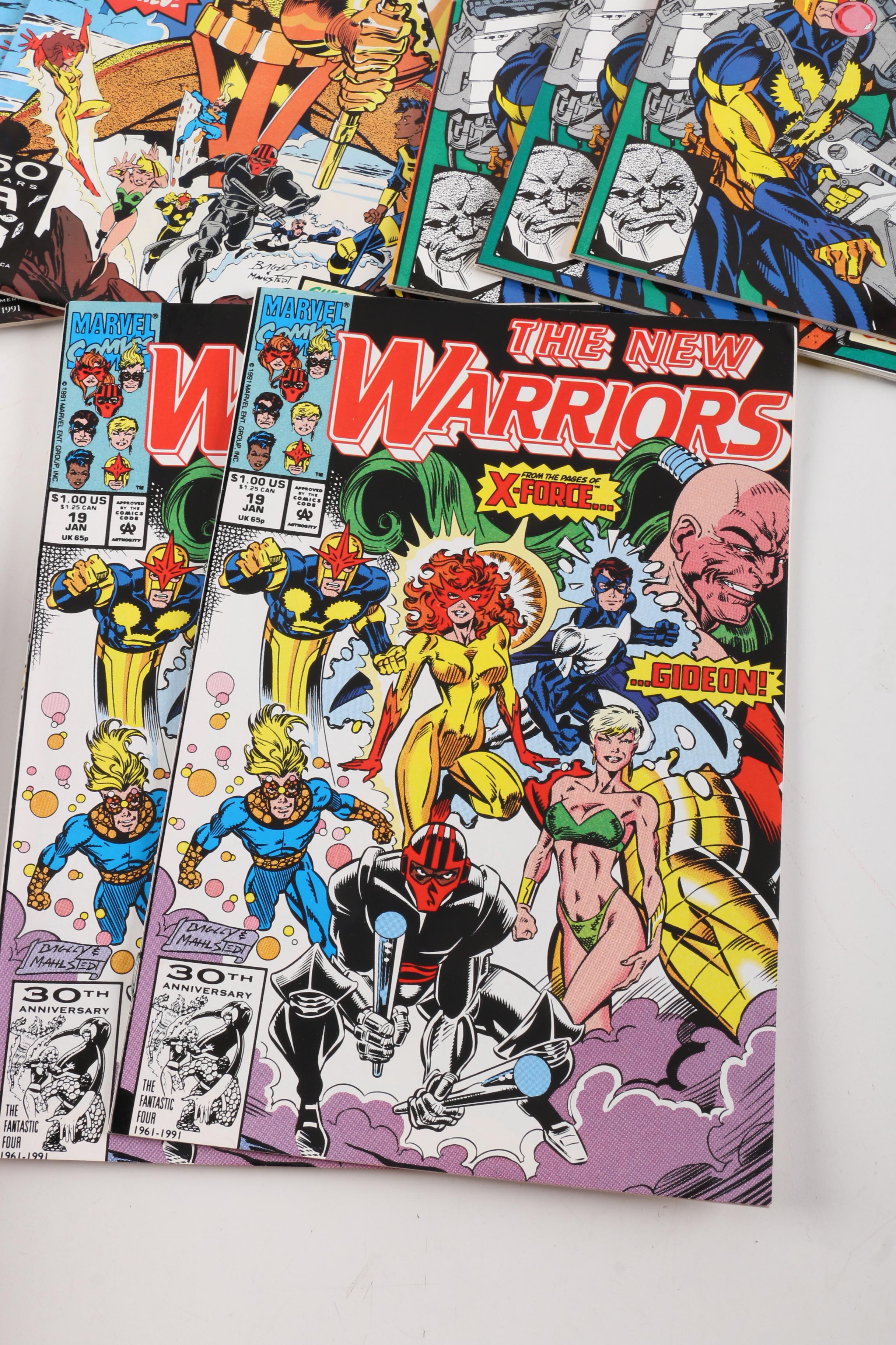 Collection of Modern Age Marvel Comic Books Including "The New Warriors"