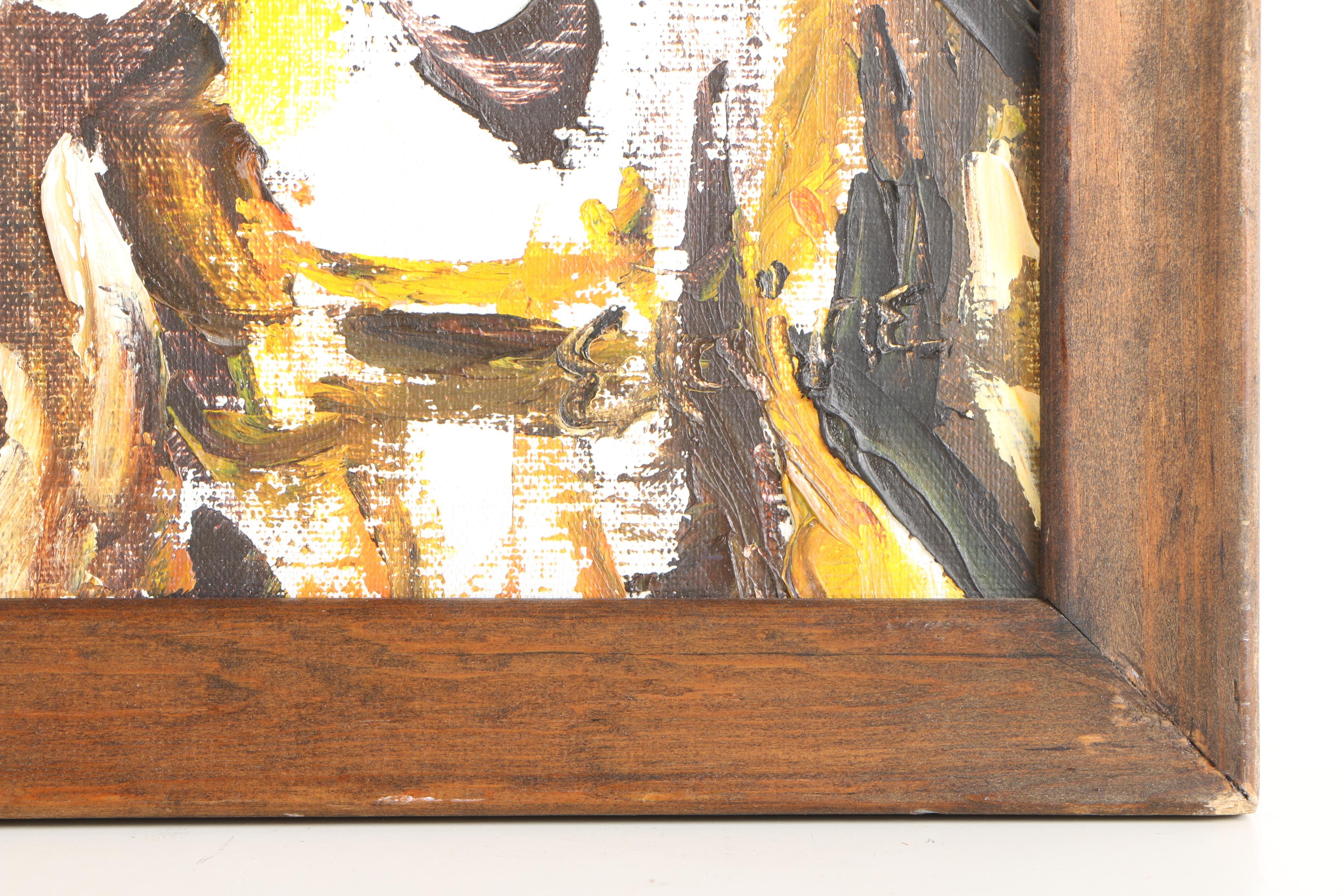 Oil Painting of Fishermen