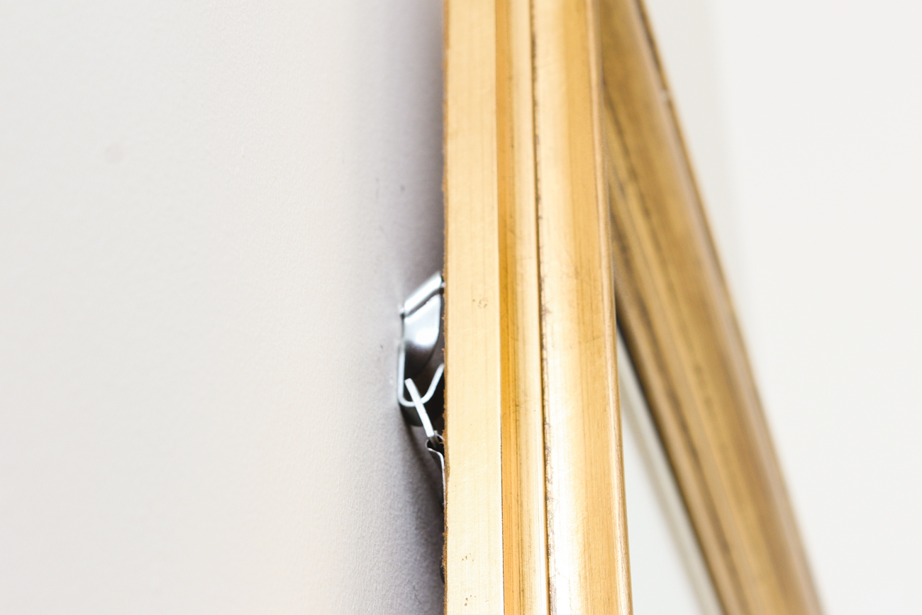 Beveled Wall Mirror with Dimensional Wood Frame