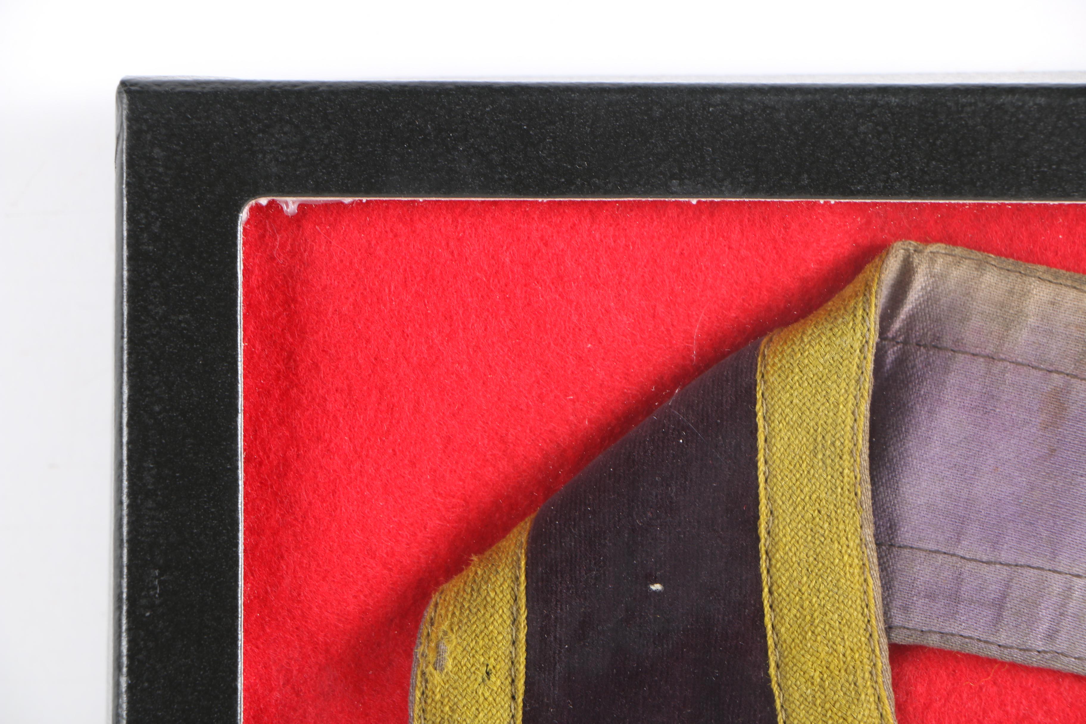 Replica 1792 George Washington Peace Medal on Collar in Display Case