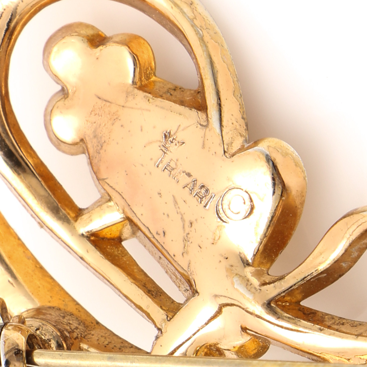 Assortment of Gold Tone Jewelry Including Mosaic Glass