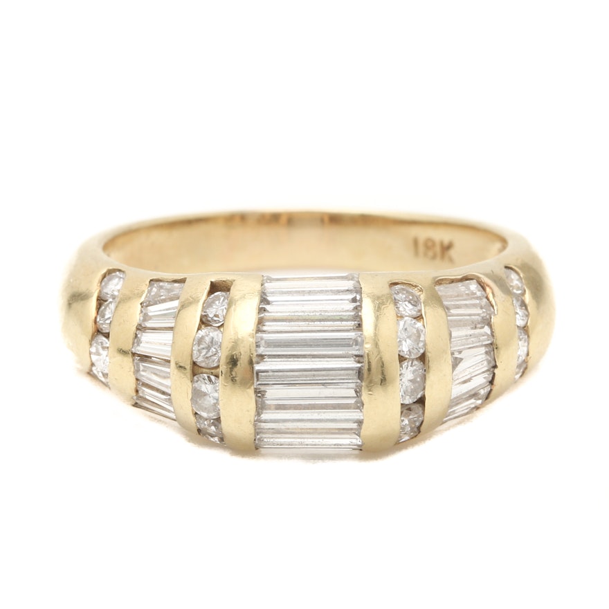 18K Yellow Gold 2.00 CTW Diamond Ring