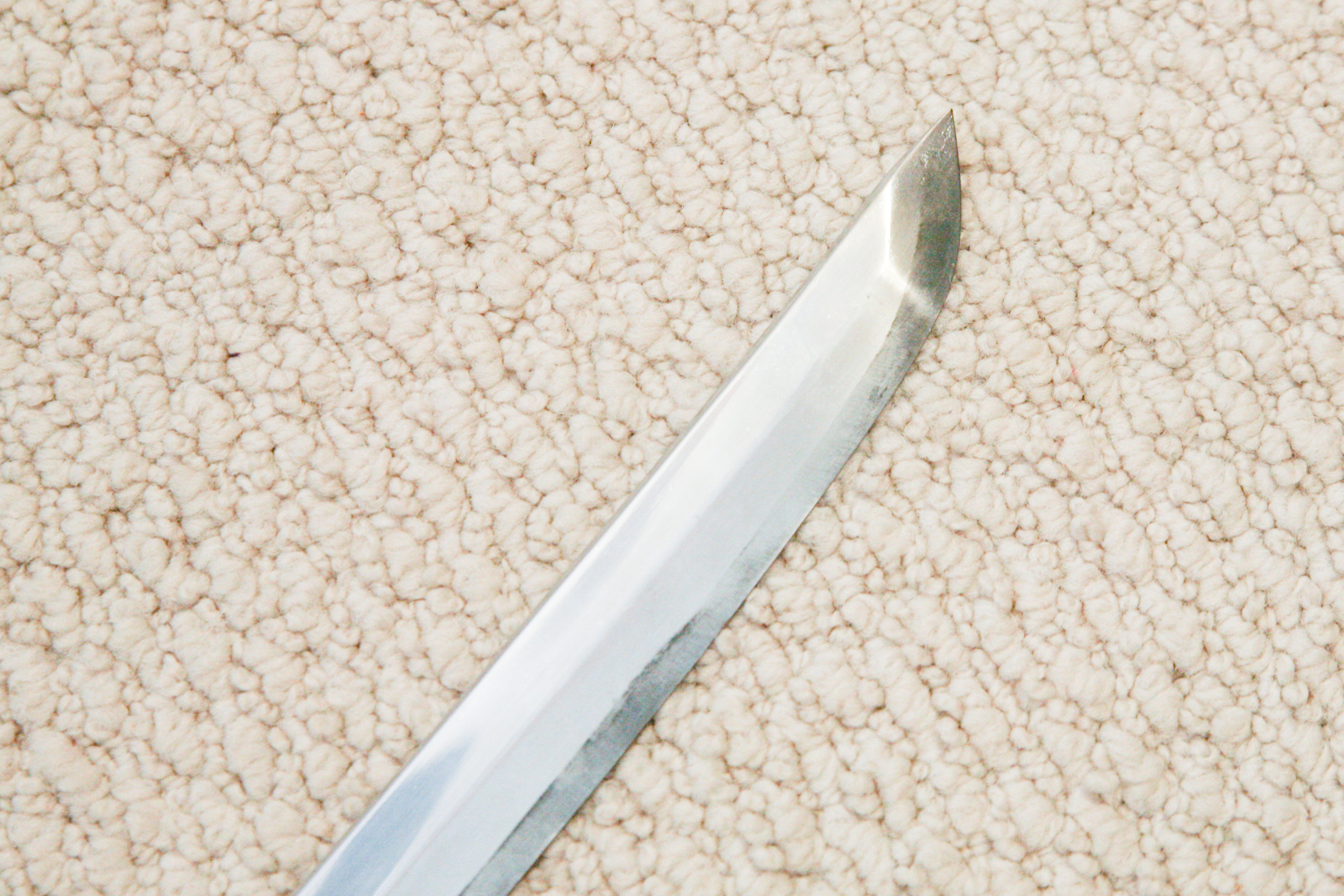 Japanese Style Katana with Scabbard on Stand