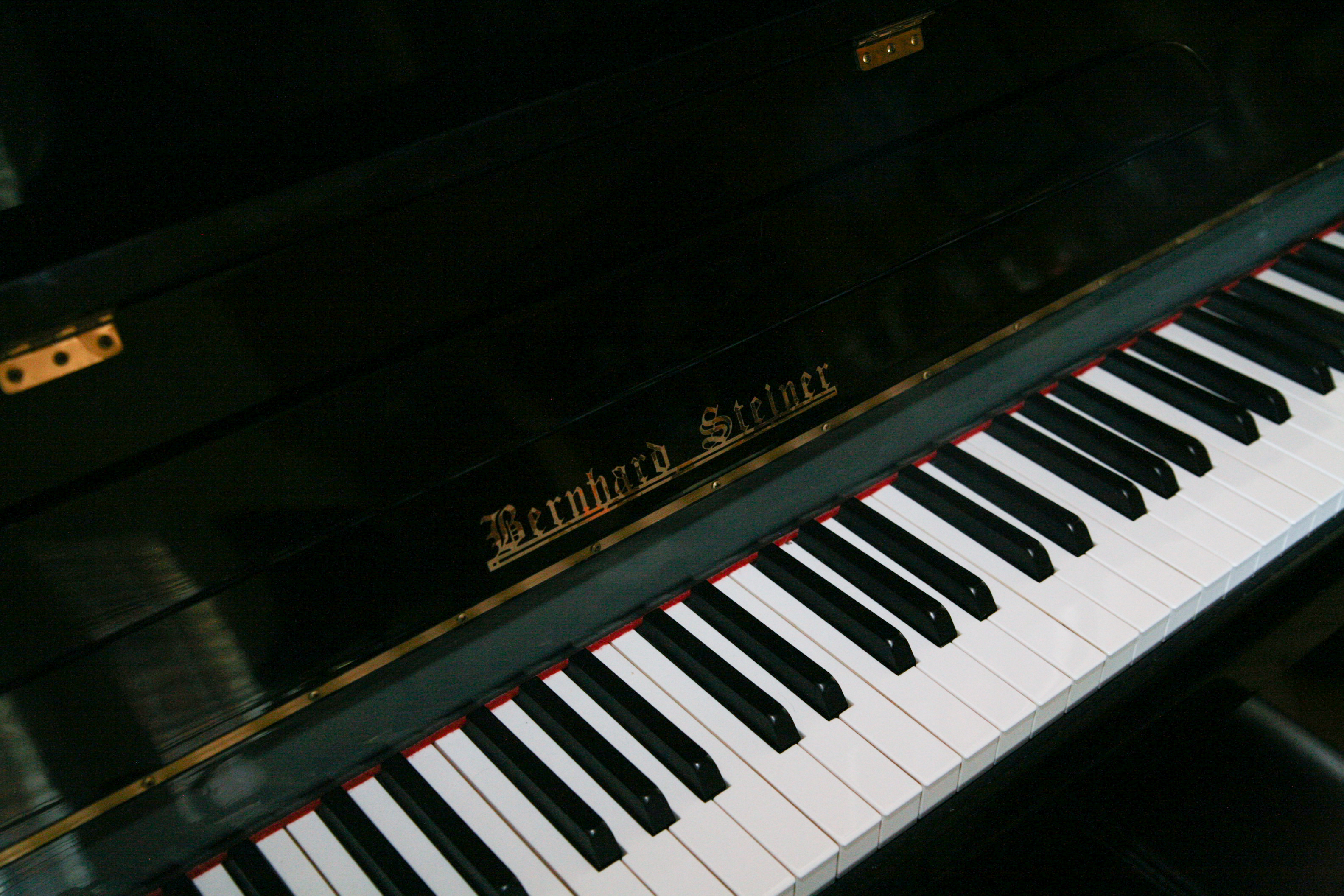 Bernhard Steiner Console Piano with Bench