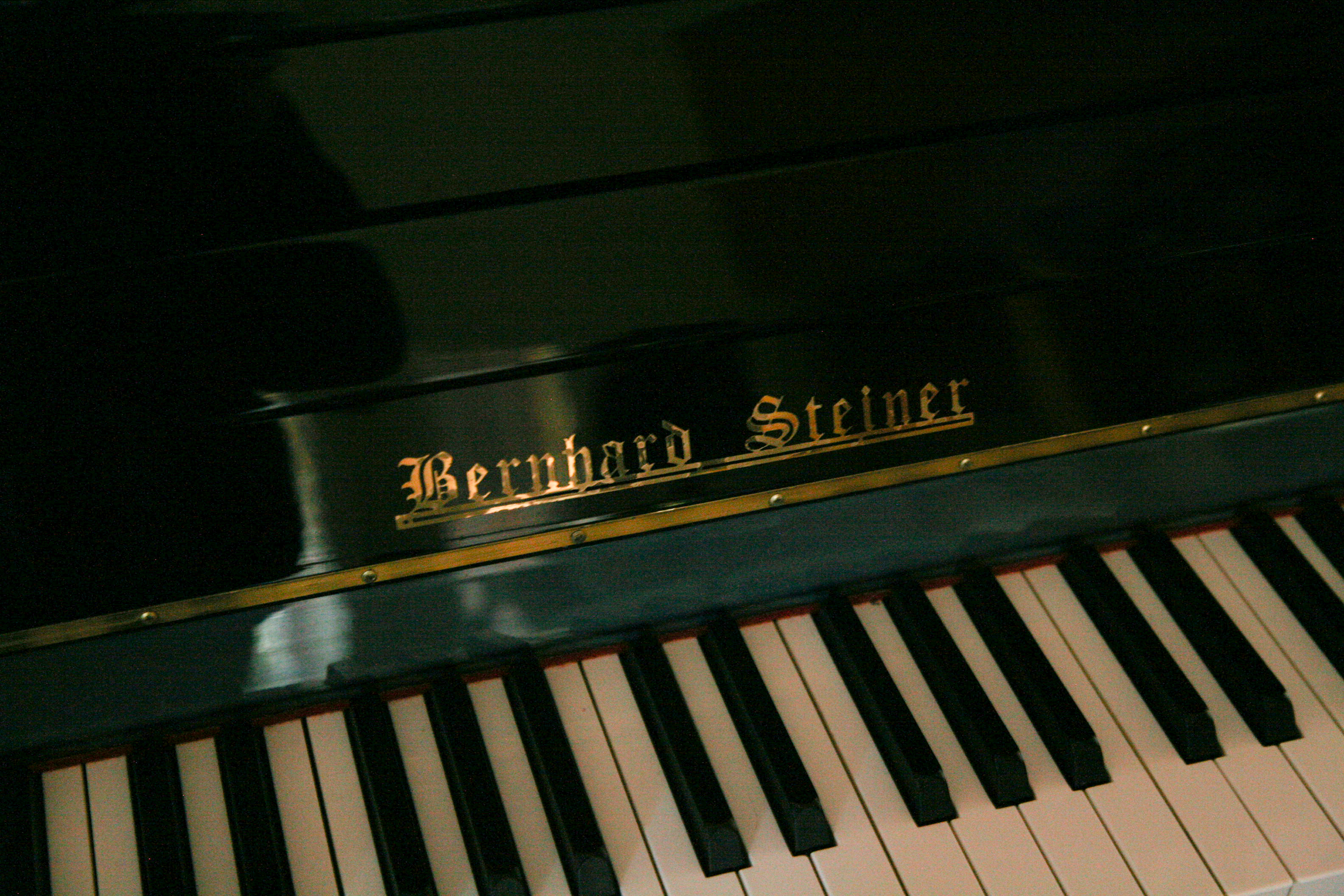 Bernhard Steiner Console Piano with Bench