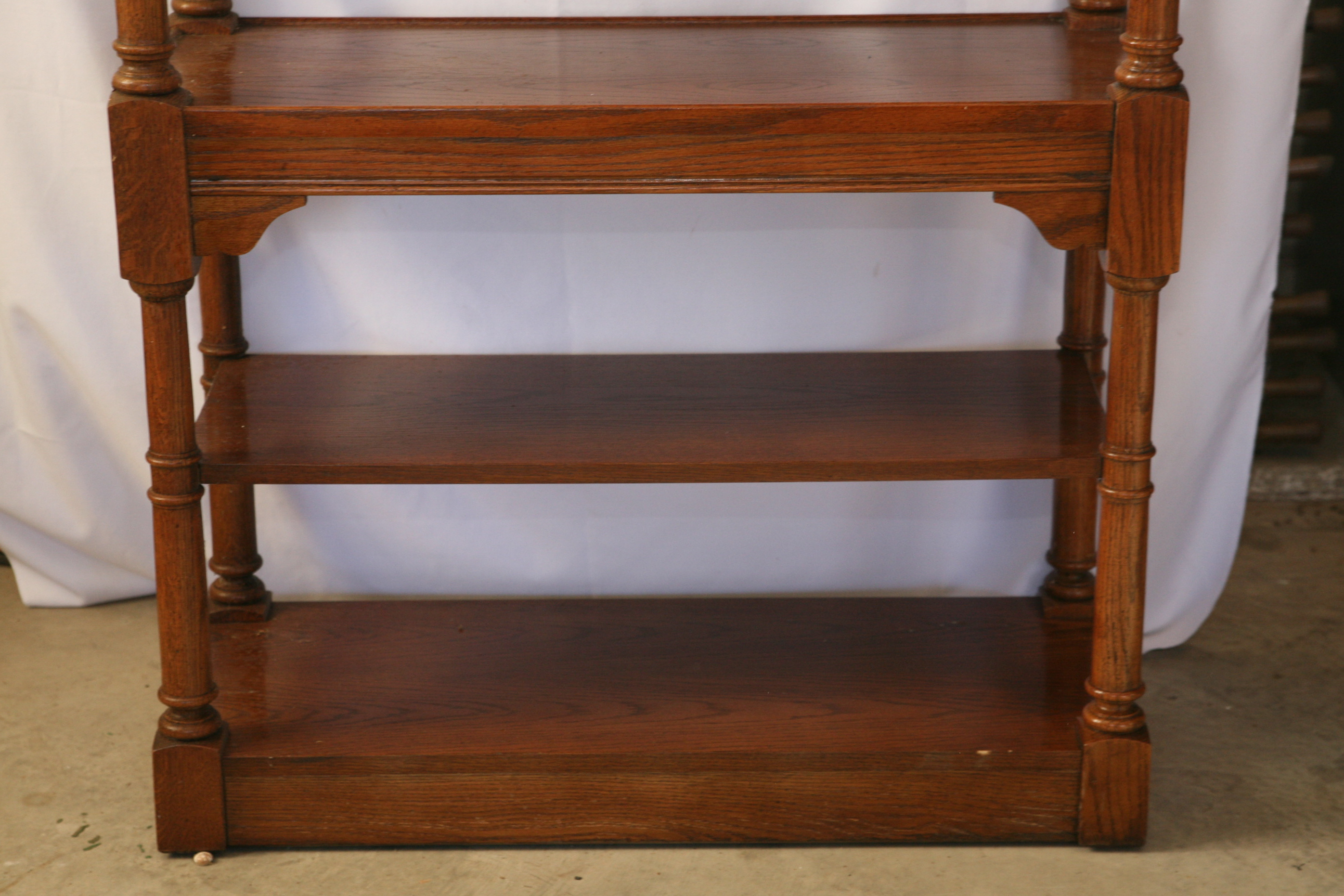 Oak Shelving Unit