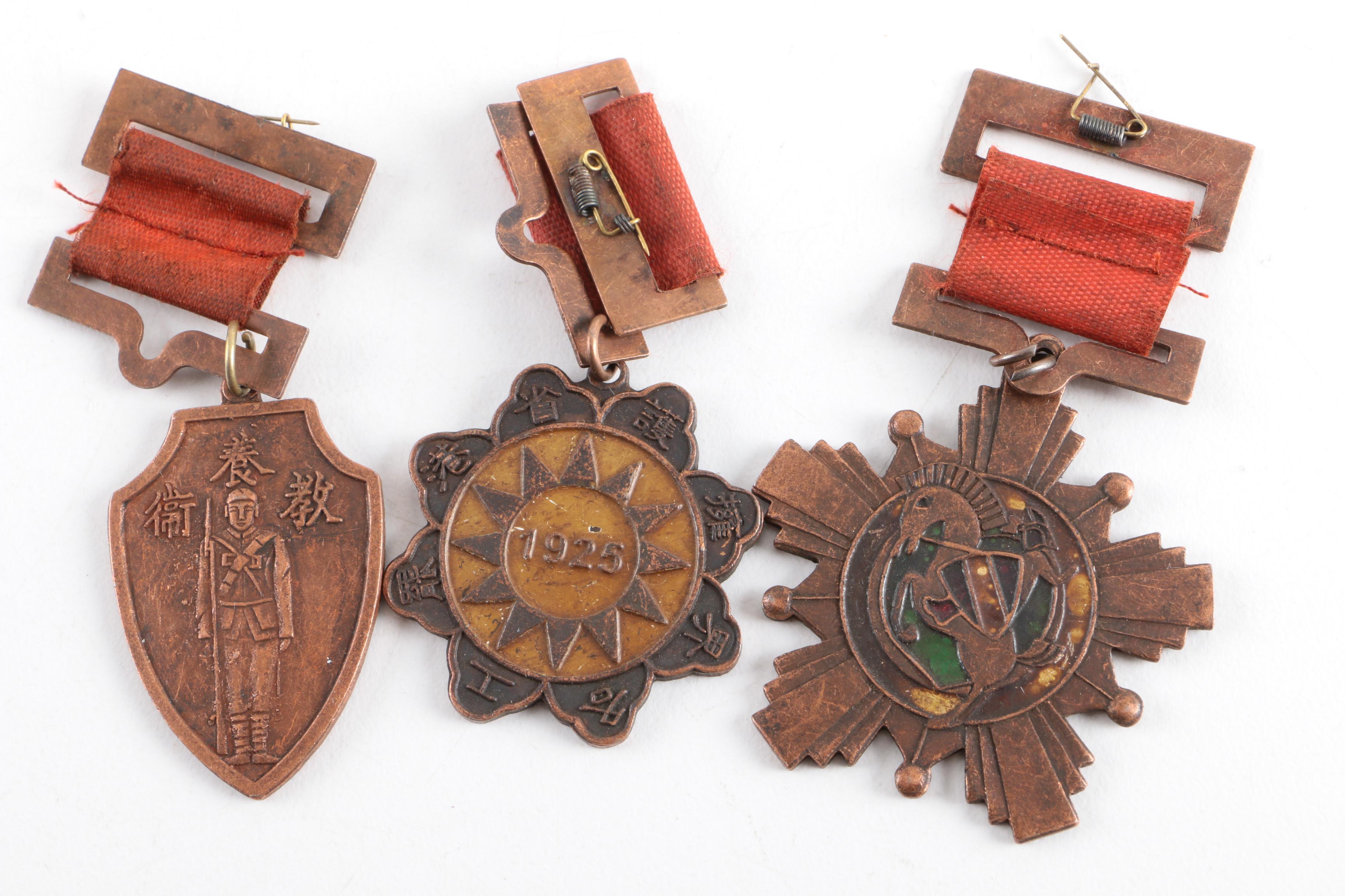 Collection of Communist and Republic of China Medals