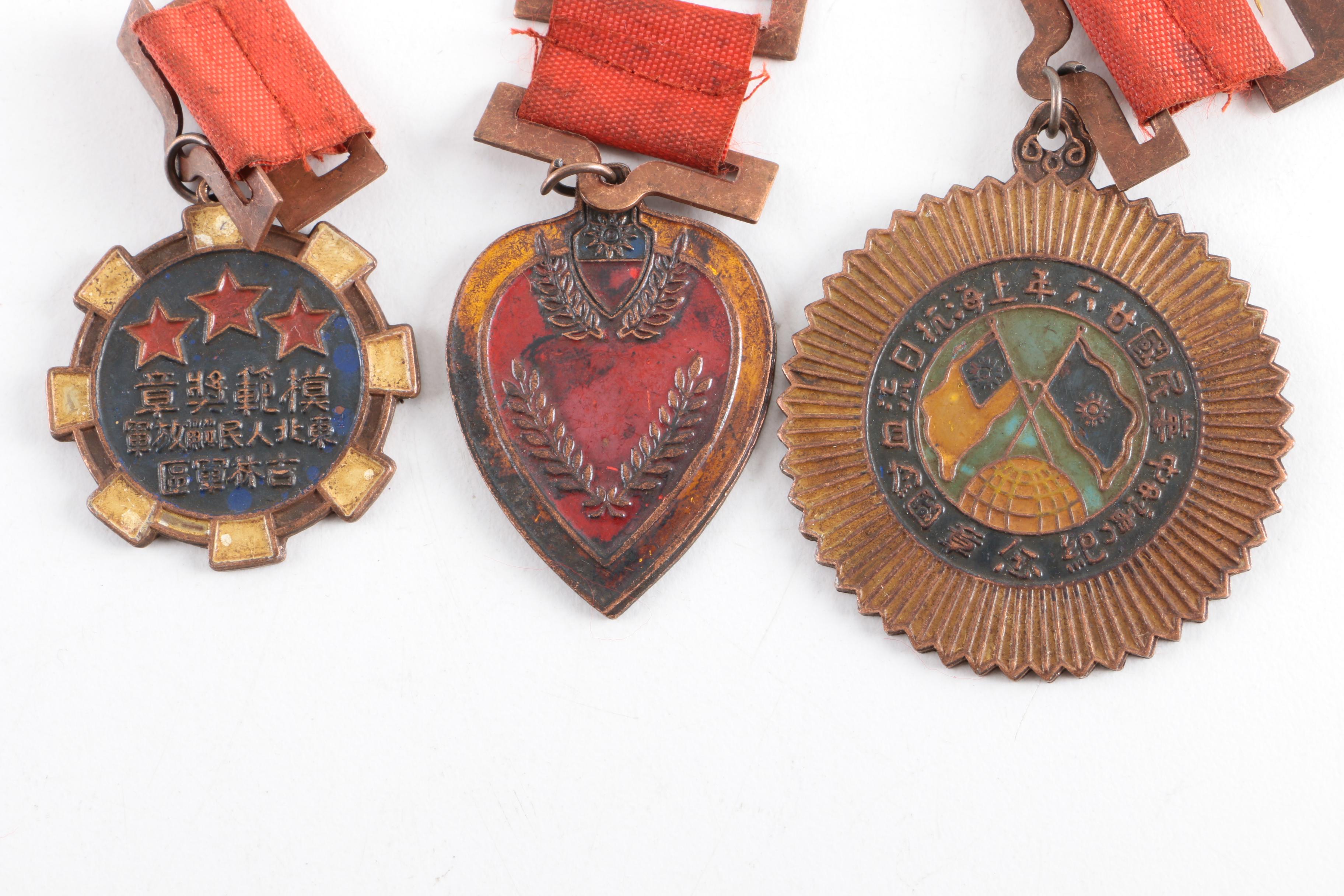 Collection of Communist and Republic of China Medals