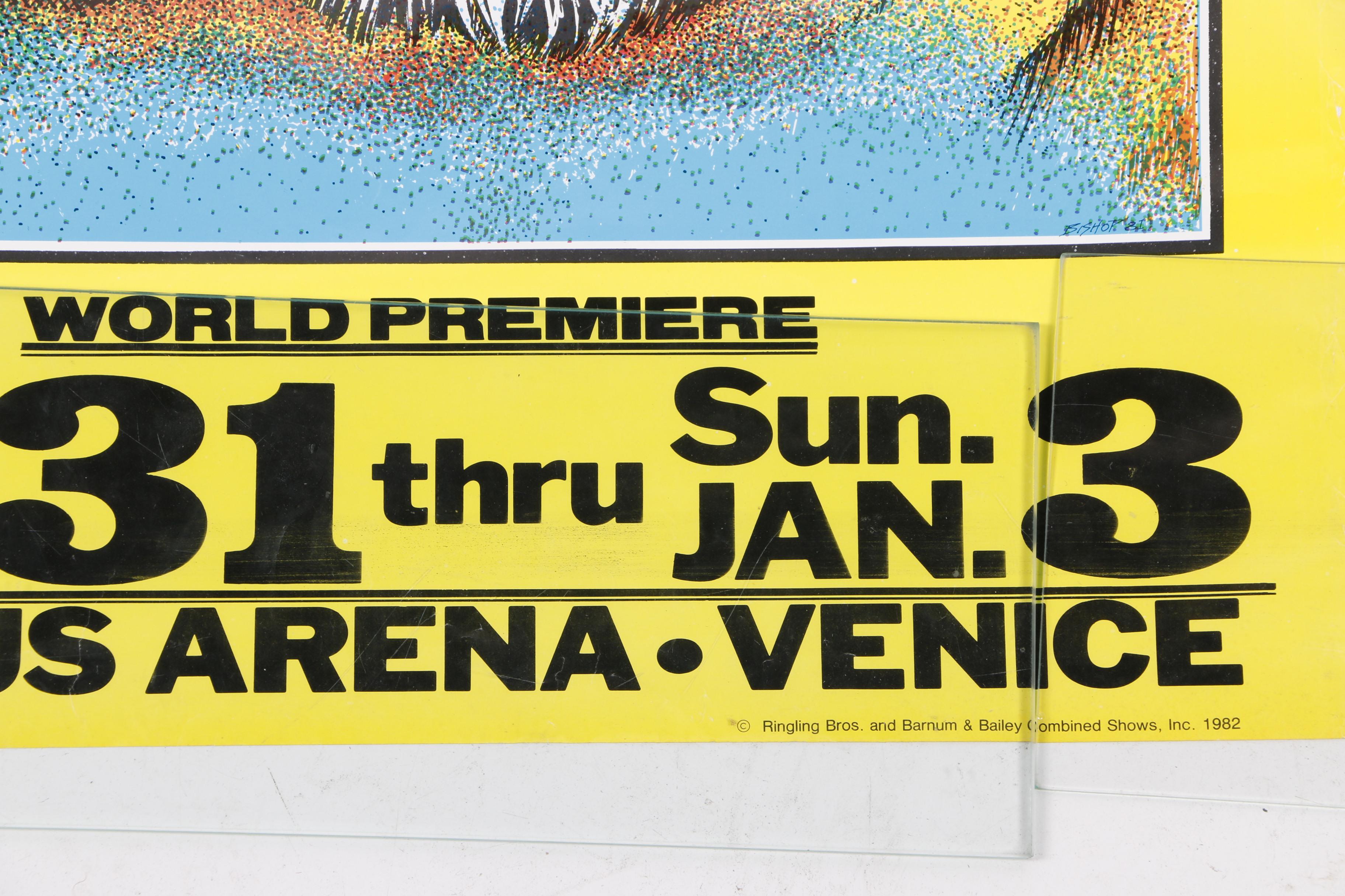 1981-1984 Ringling Bros. and Barnum & Bailey Circus Offset Lithograph Posters