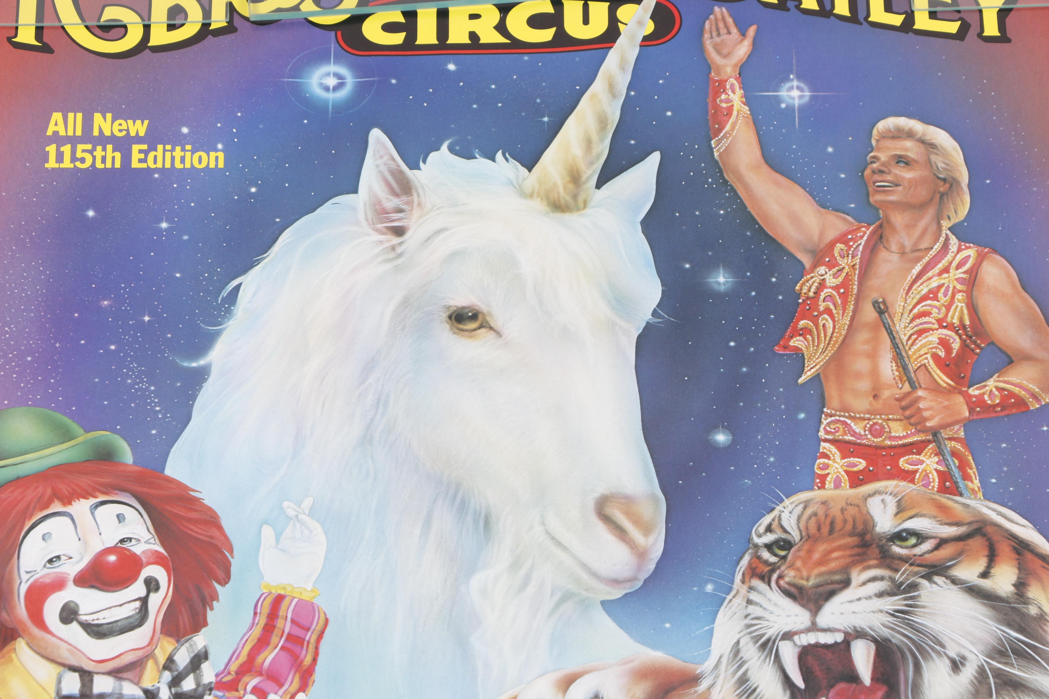 1981-1984 Ringling Bros. and Barnum & Bailey Circus Offset Lithograph Posters