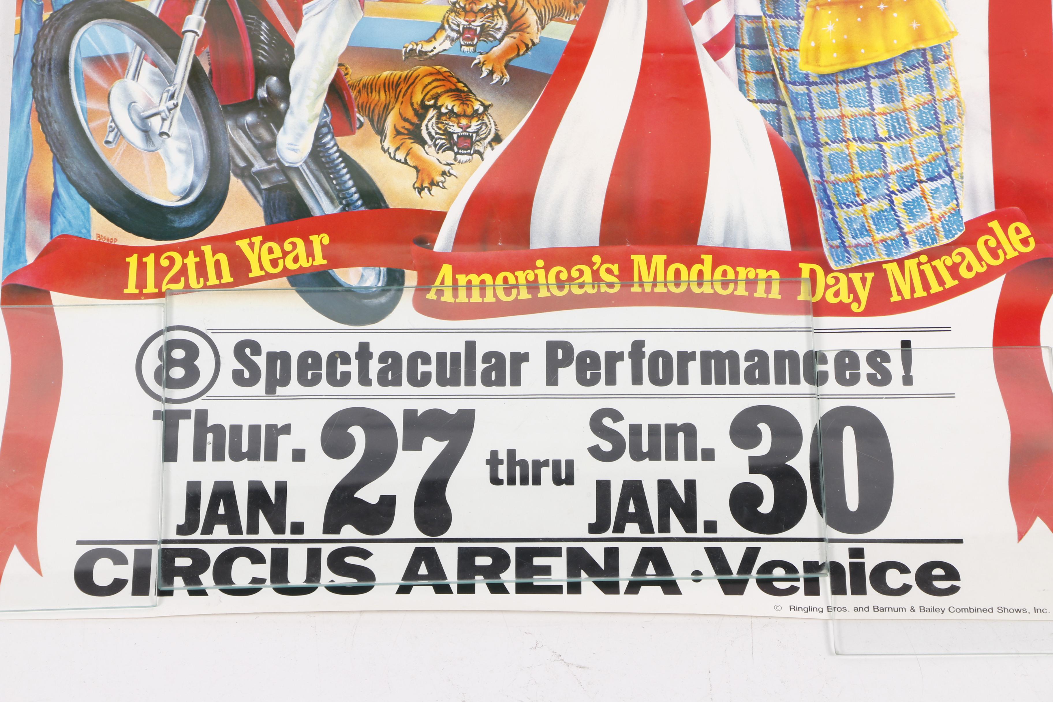 1981-1984 Ringling Bros. and Barnum & Bailey Circus Offset Lithograph Posters