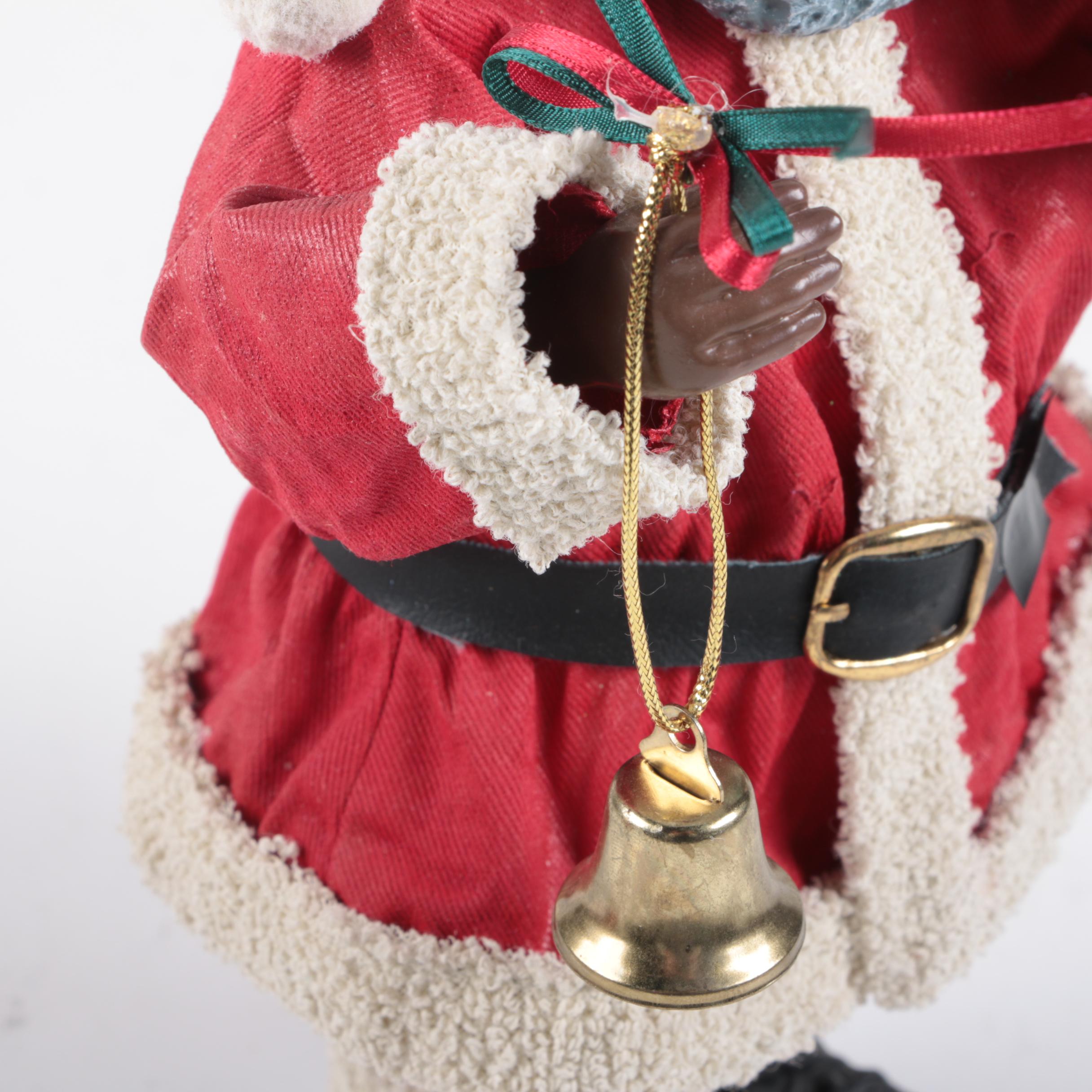 African American Santa Figurine