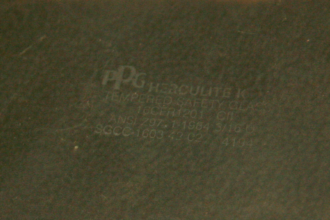 PPG Wood and Glass Shelving Unit