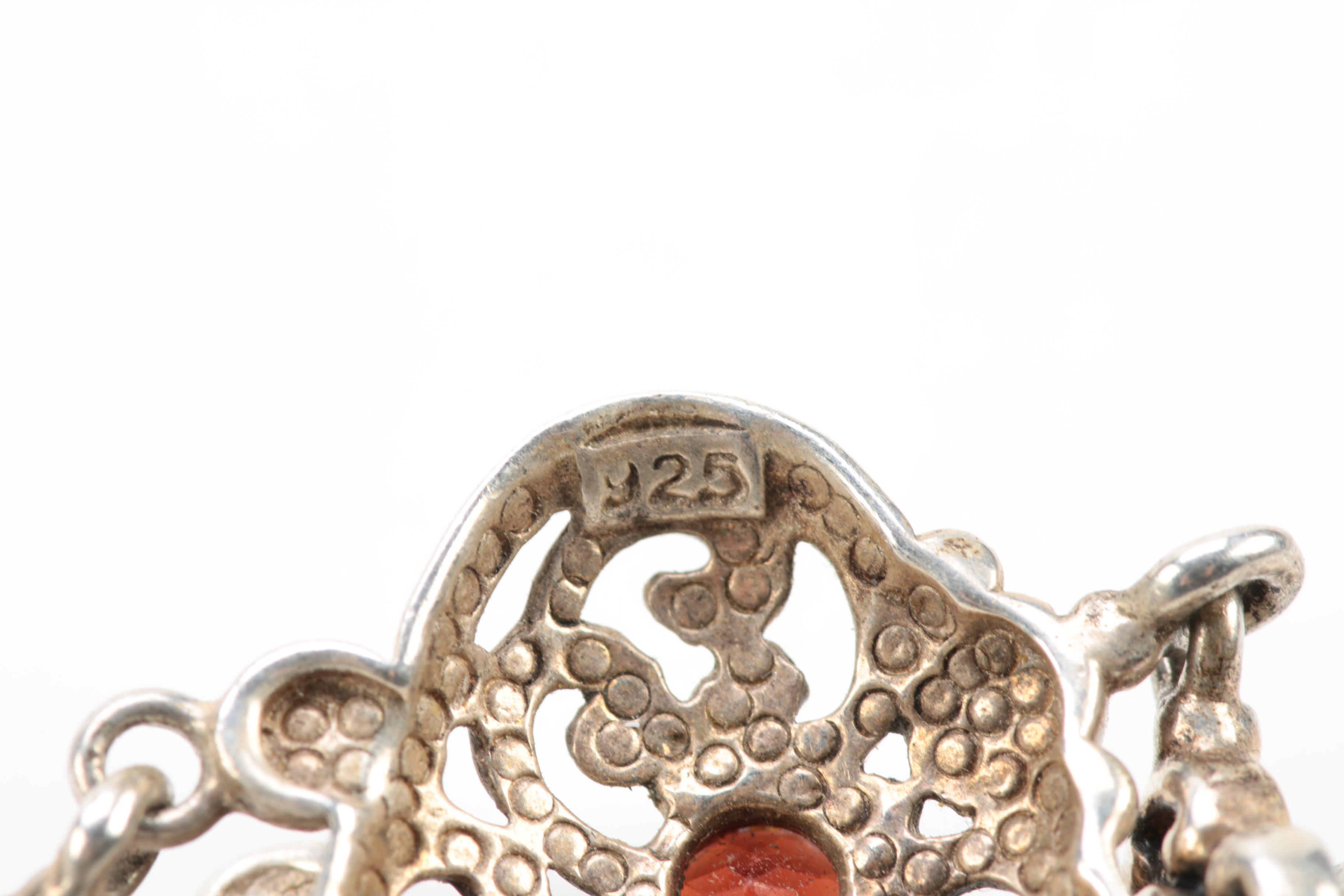 Sterling Silver Earring and Pendant Assortment