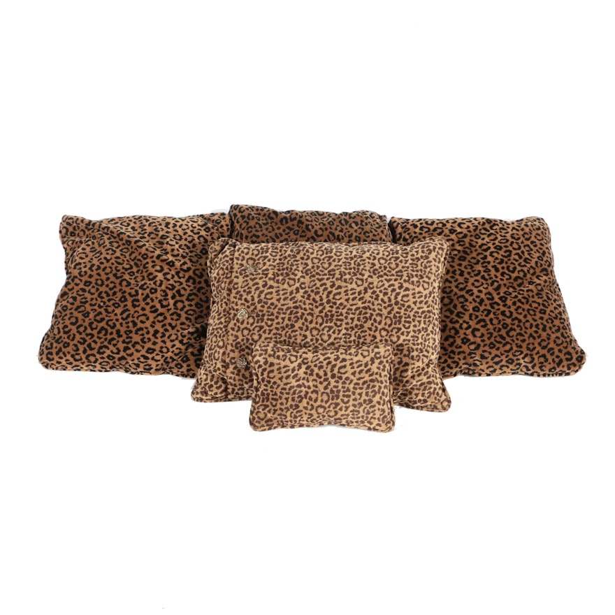 Collection of Leopard Print Accent Pillows