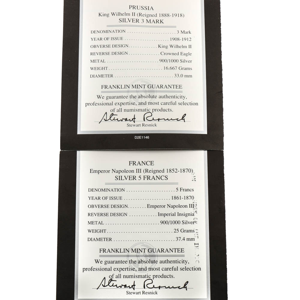 Two Antique European Silver Coins