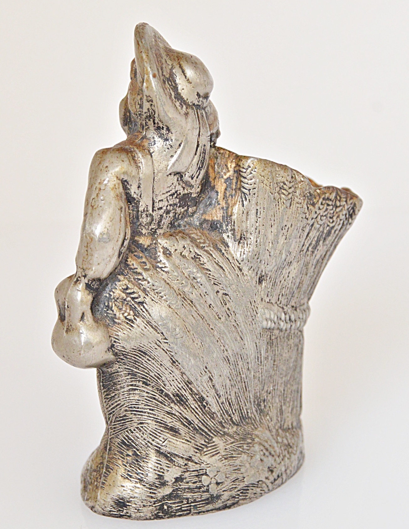 Victorian Spelter Figural Toothpick Holder