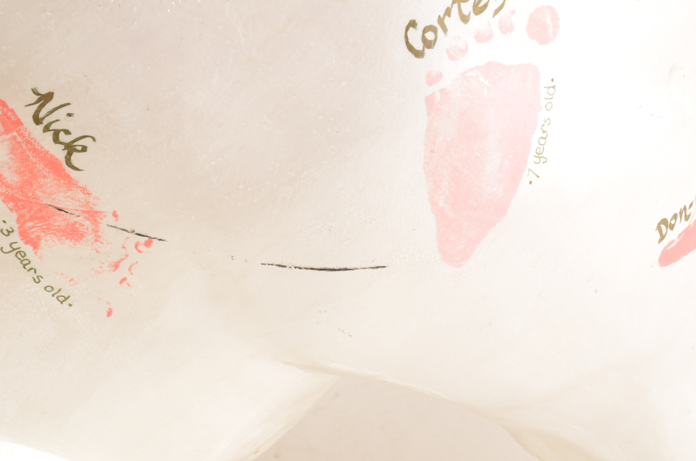 Cincinnati's "Big Pig Gig" Sitting Sculpture