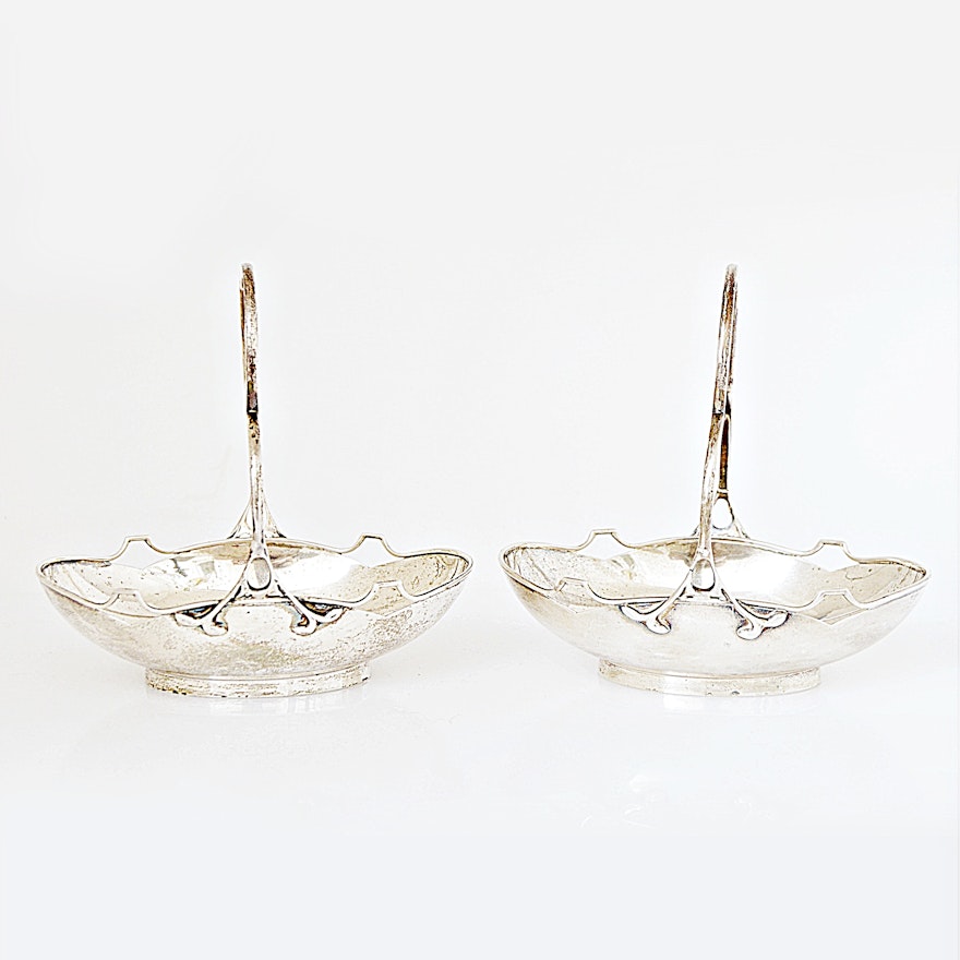 1910 E. S. Barnsley & Co. Sterling Silver Basket Dishes