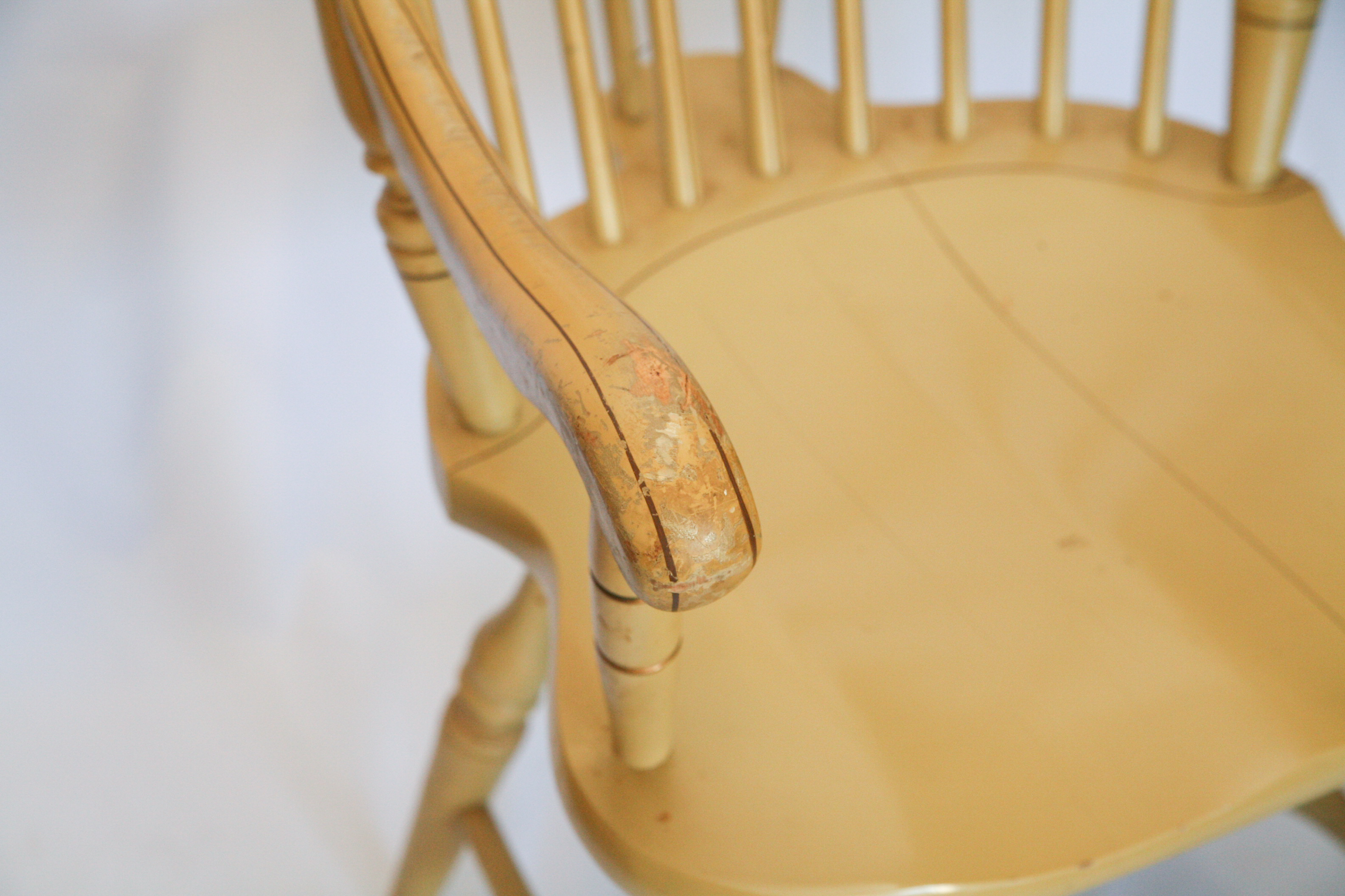 Pair of Vintage Windsor Style Armchairs