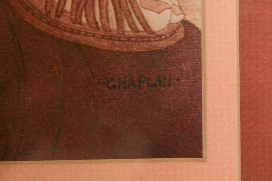 Reproduction Print After Chaplan Portrait of a Woman