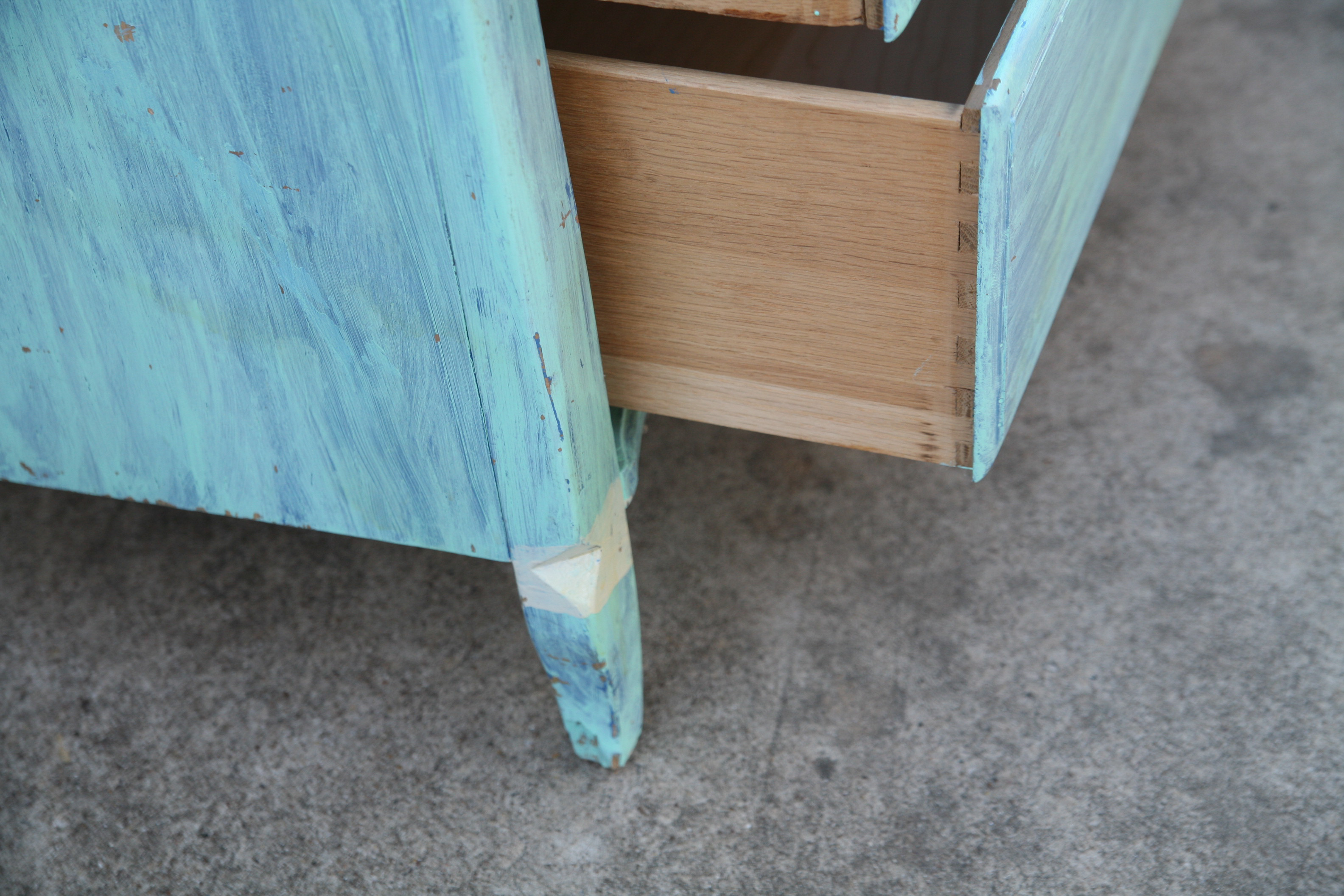 Vintage Painted Chest on Chest