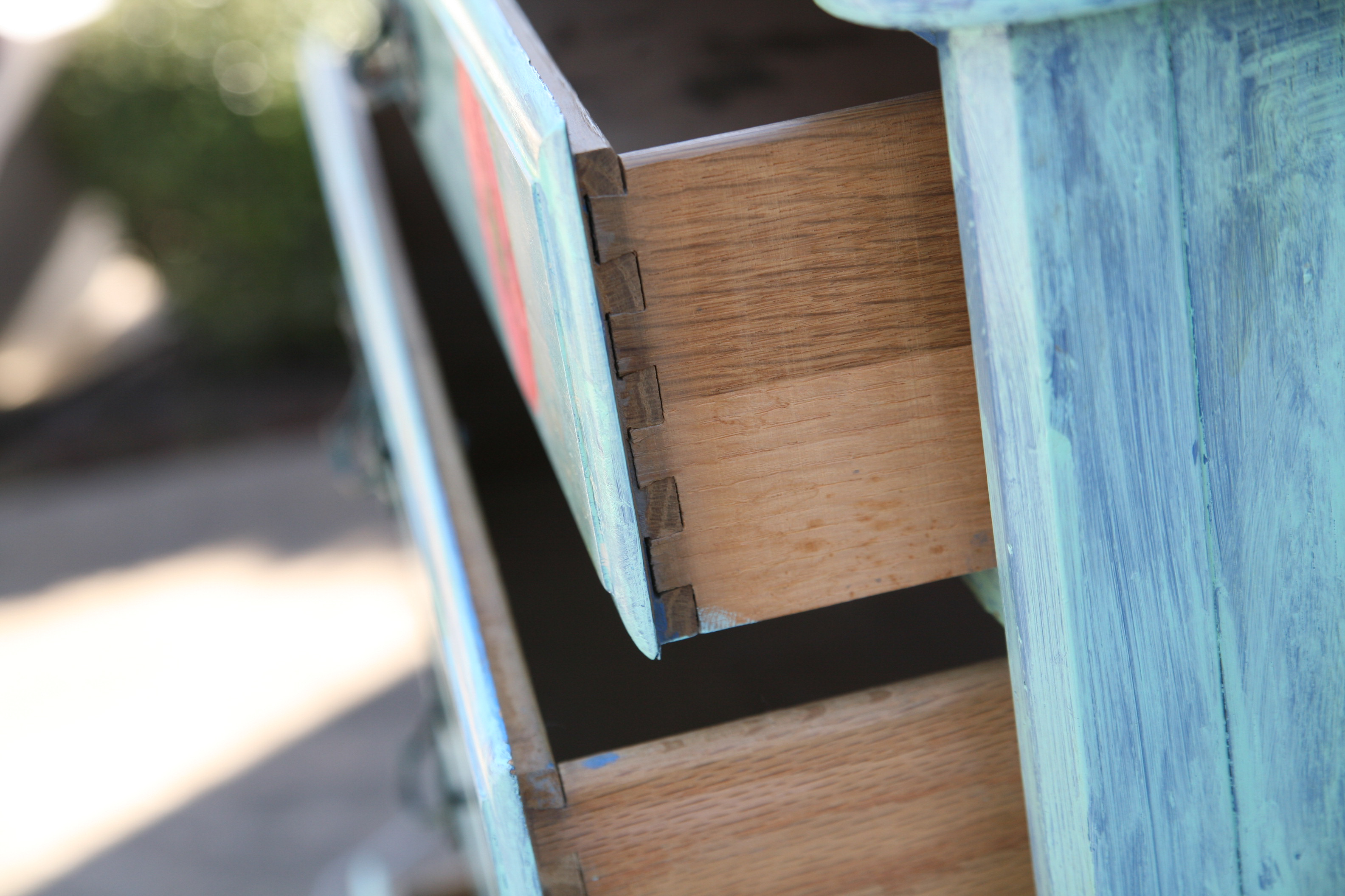 Vintage Painted Chest on Chest