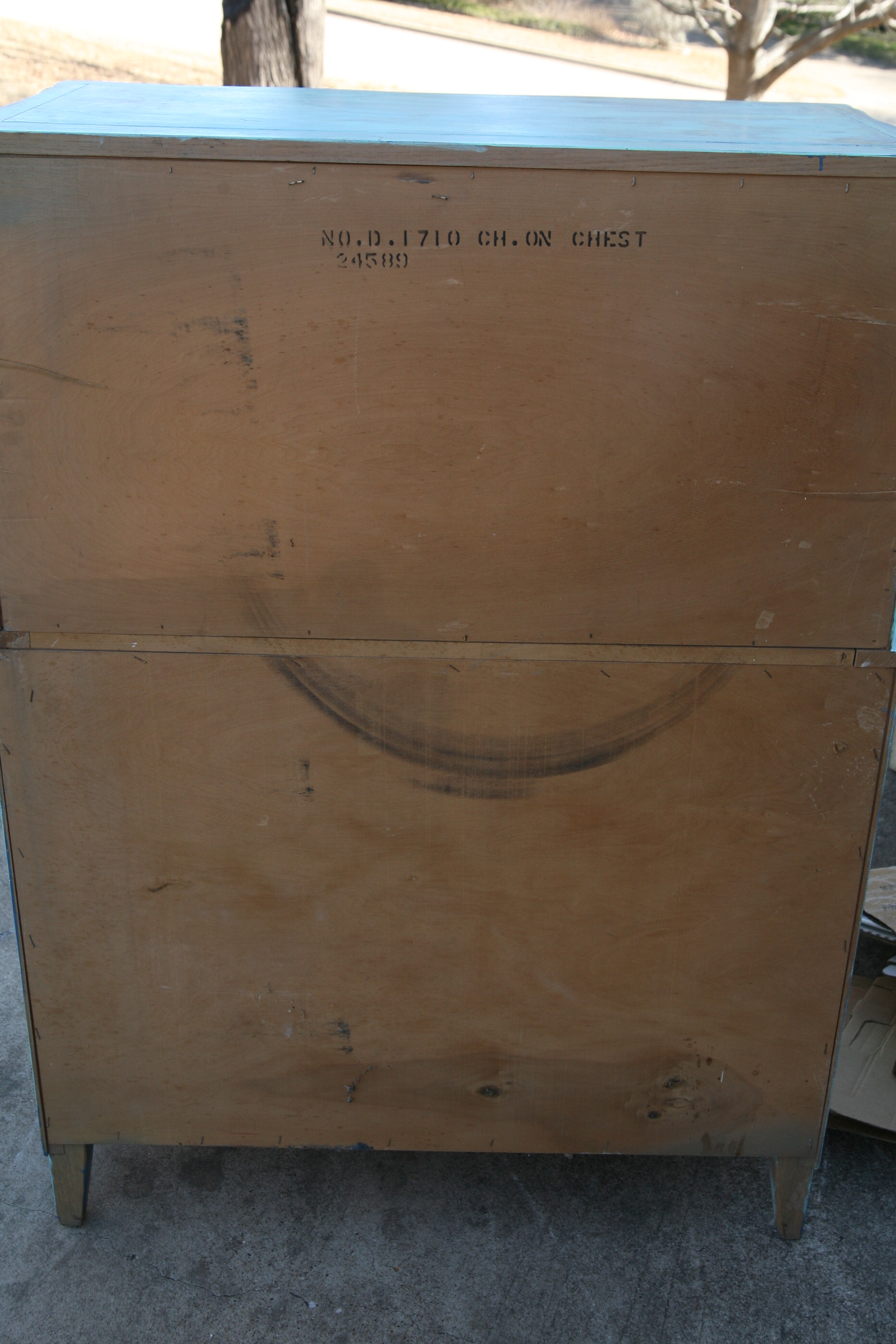 Vintage Painted Chest on Chest