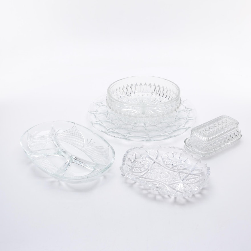 Crystal and Glass Serving Dishes